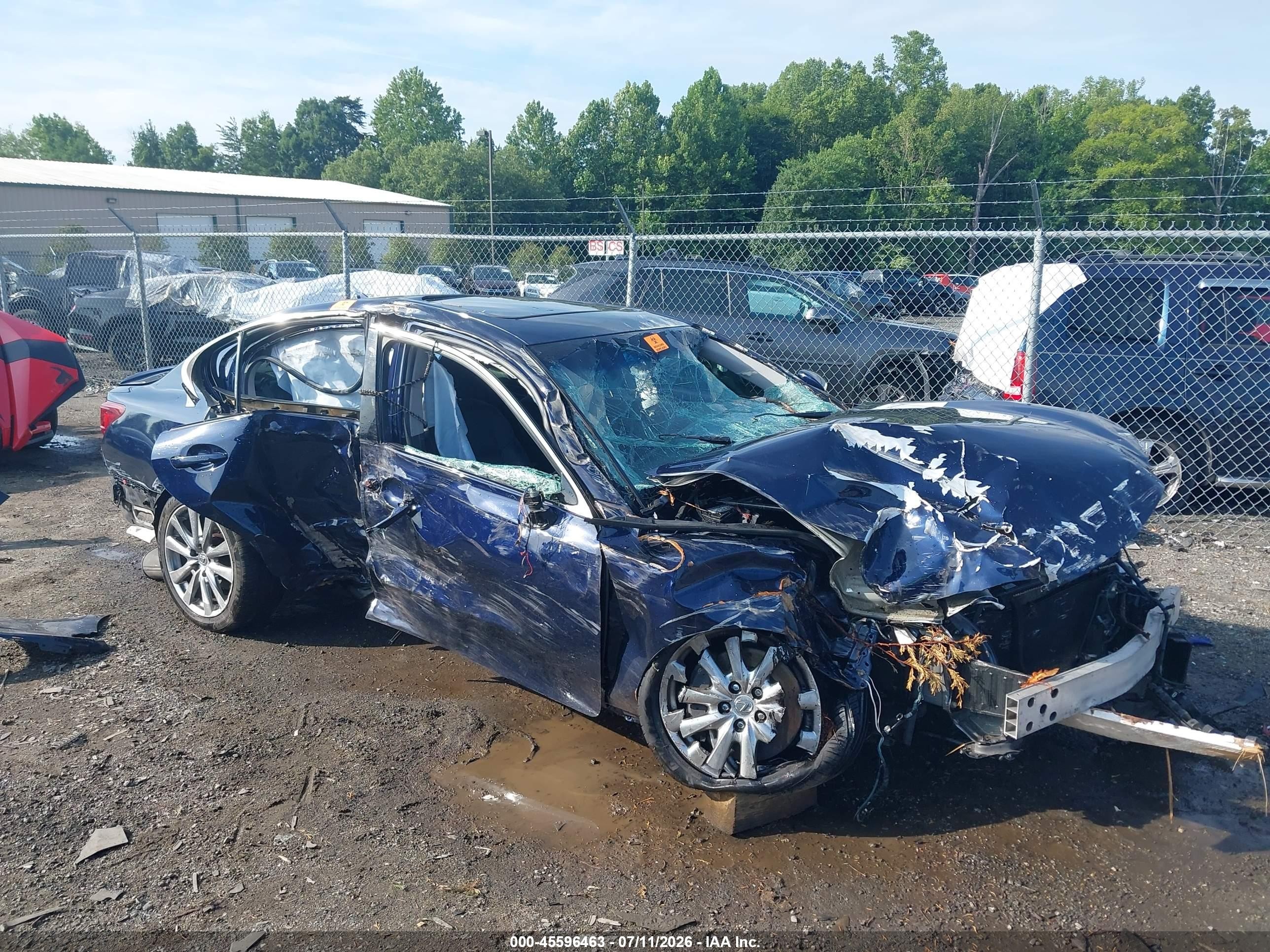 2013 Lexus Gs 350 Синий vin: JTHBE1BL6D5017285