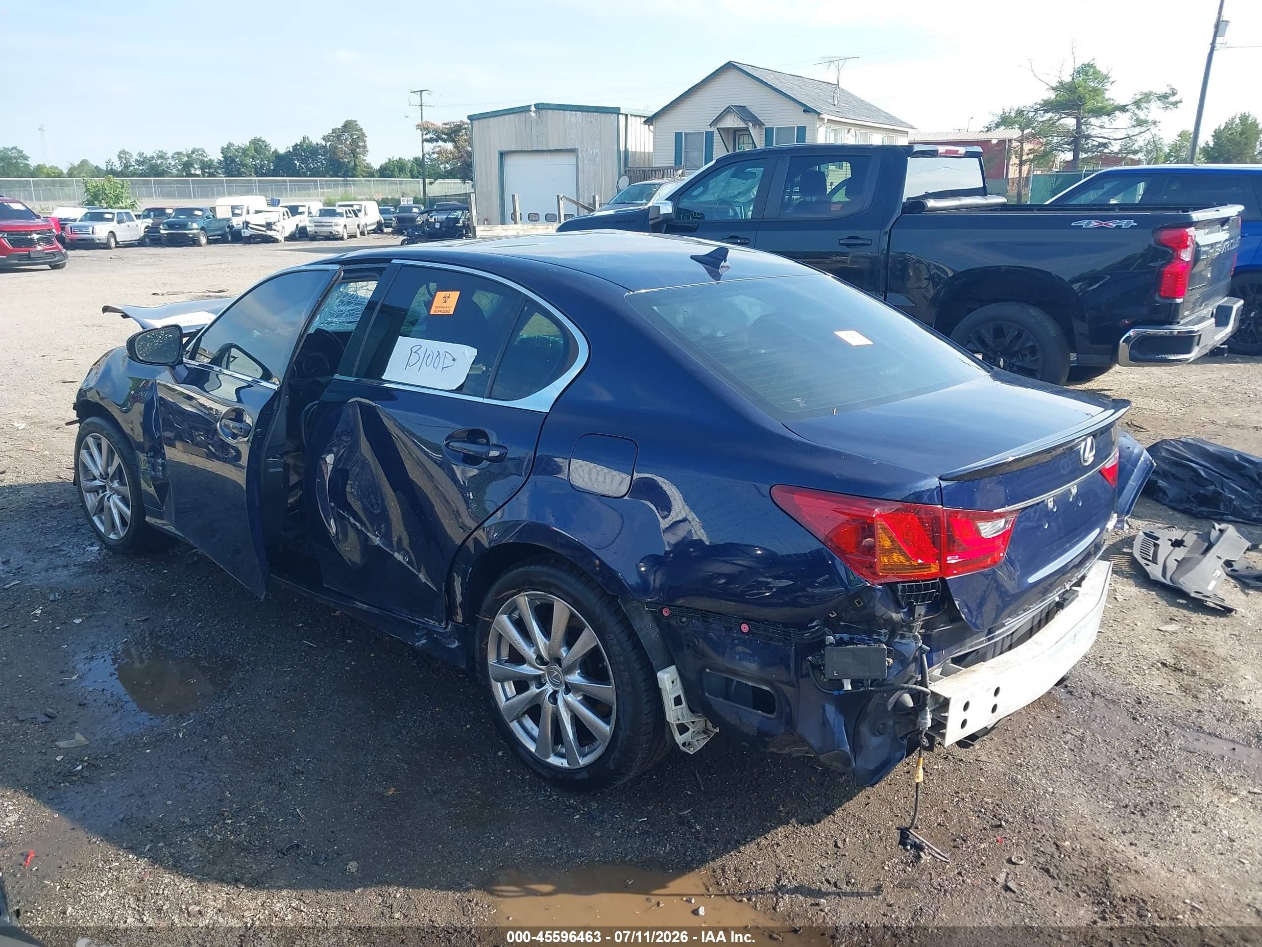 2013 Lexus Gs 350 Синий vin: JTHBE1BL6D5017285