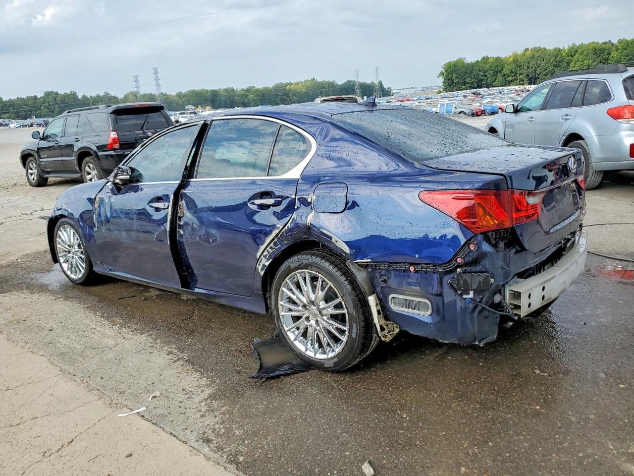 2013 Lexus Gs 350 Blue vin: JTHBE1BL6D5018484