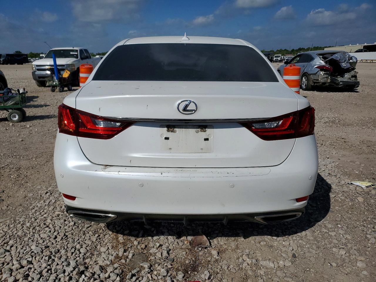 2013 Lexus Gs 350 White vin: JTHBE1BL6D5028643