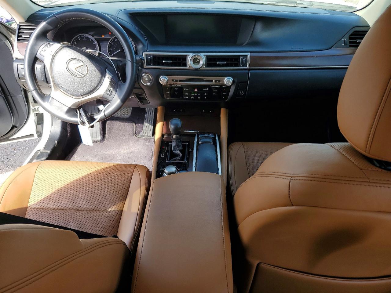 2013 Lexus Gs 350 White vin: JTHBE1BL6D5028643