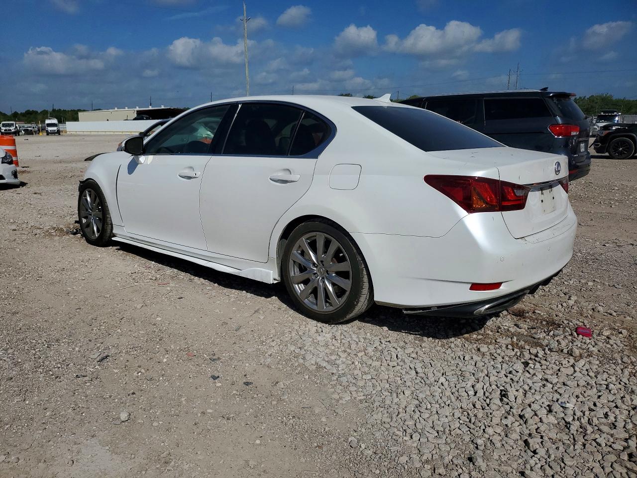 2013 Lexus Gs 350 White vin: JTHBE1BL6D5028643