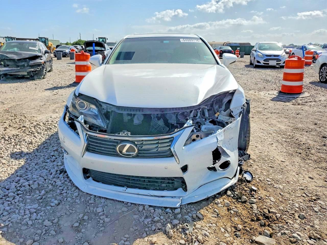 2013 Lexus Gs 350 White vin: JTHBE1BL6D5028643