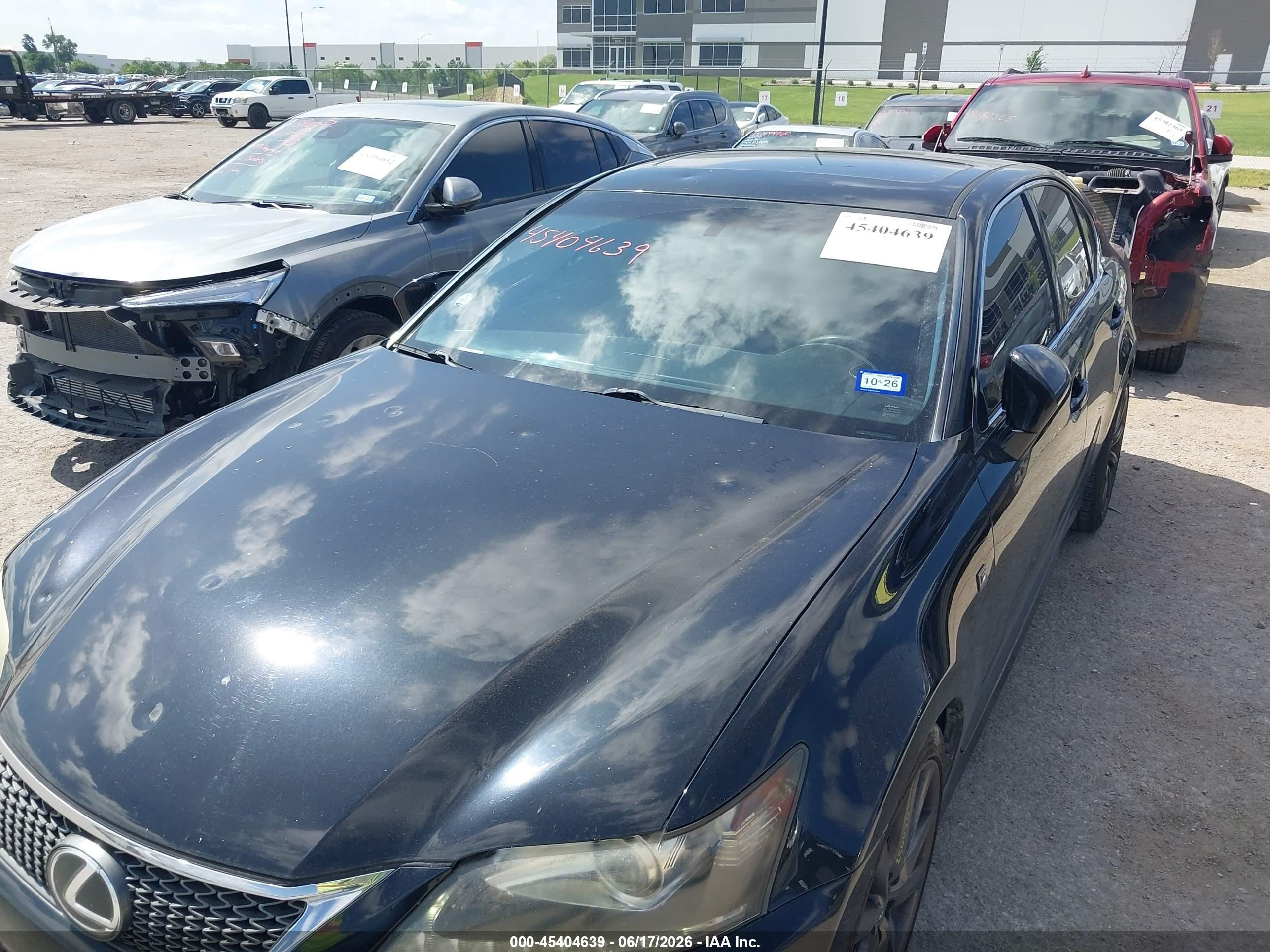 2013 Lexus Gs 350   Black vin: JTHBE1BL6D5028769