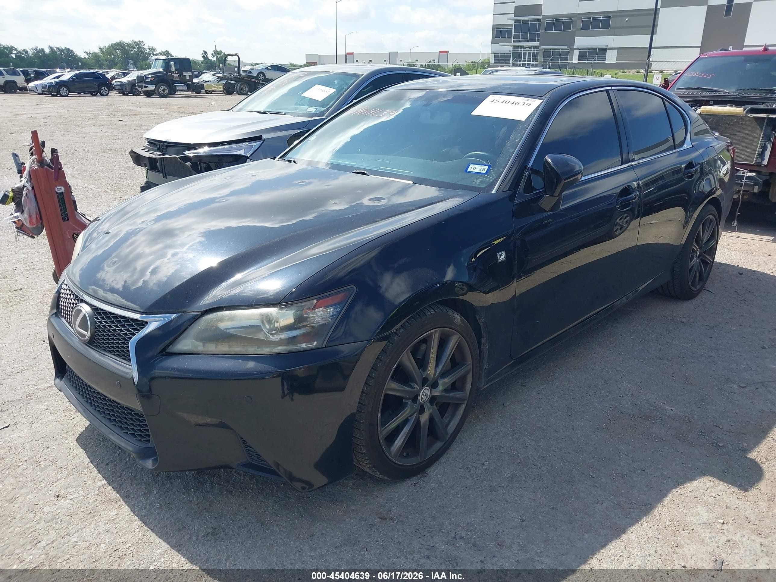 2013 Lexus Gs 350   Black vin: JTHBE1BL6D5028769