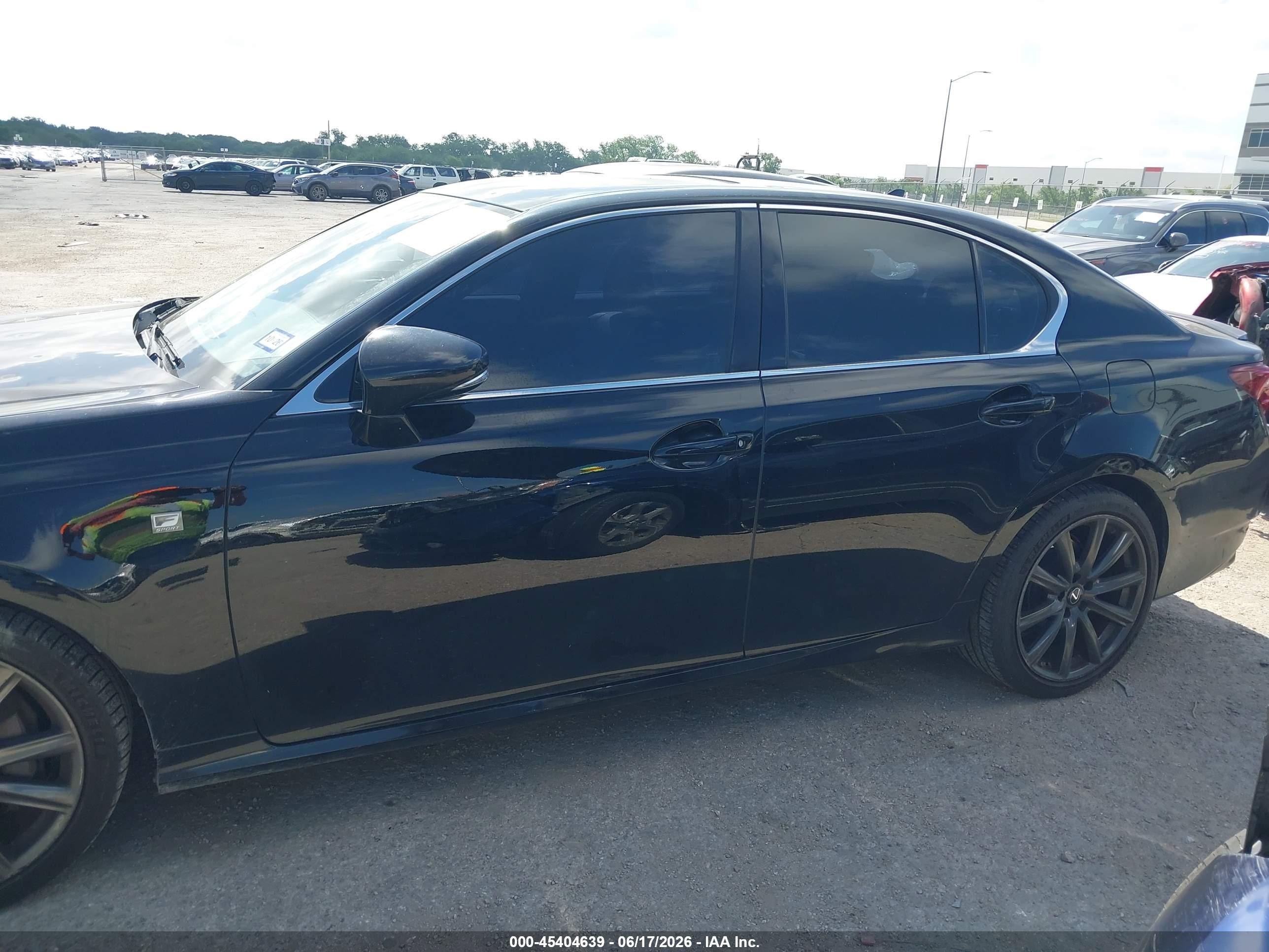2013 Lexus Gs 350   Black vin: JTHBE1BL6D5028769