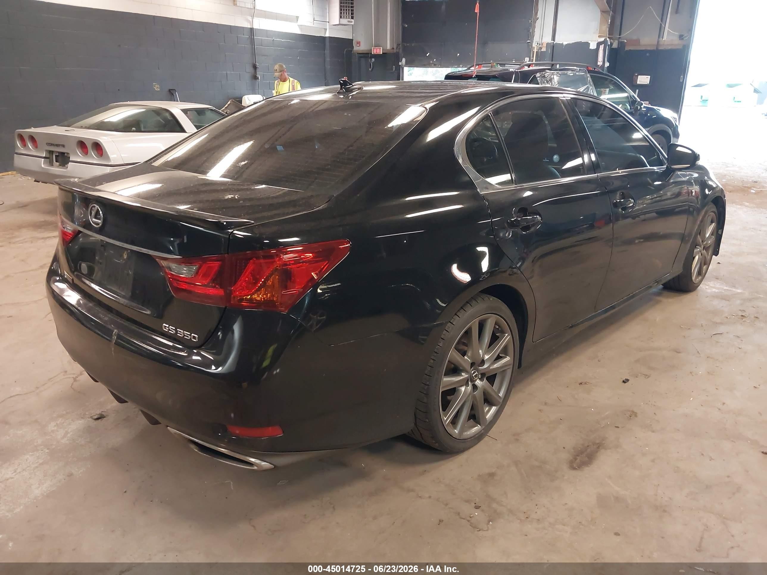 2014 Lexus Gs 350   Black vin: JTHBE1BL6E5033293