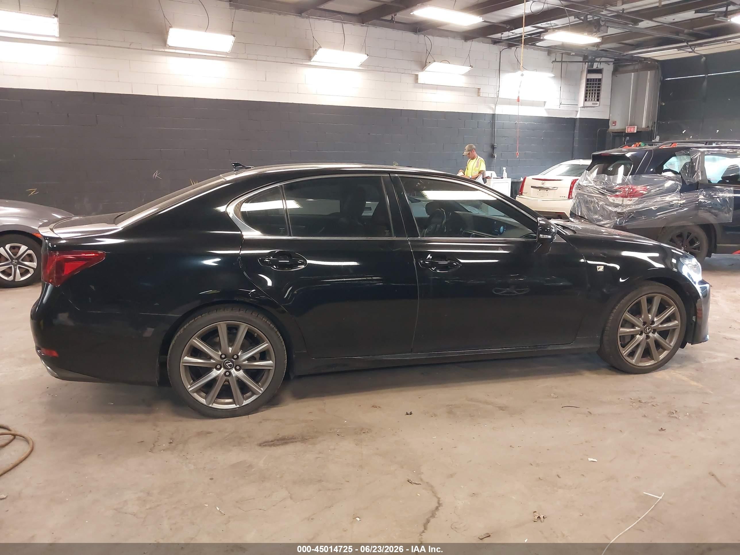 2014 Lexus Gs 350   Black vin: JTHBE1BL6E5033293