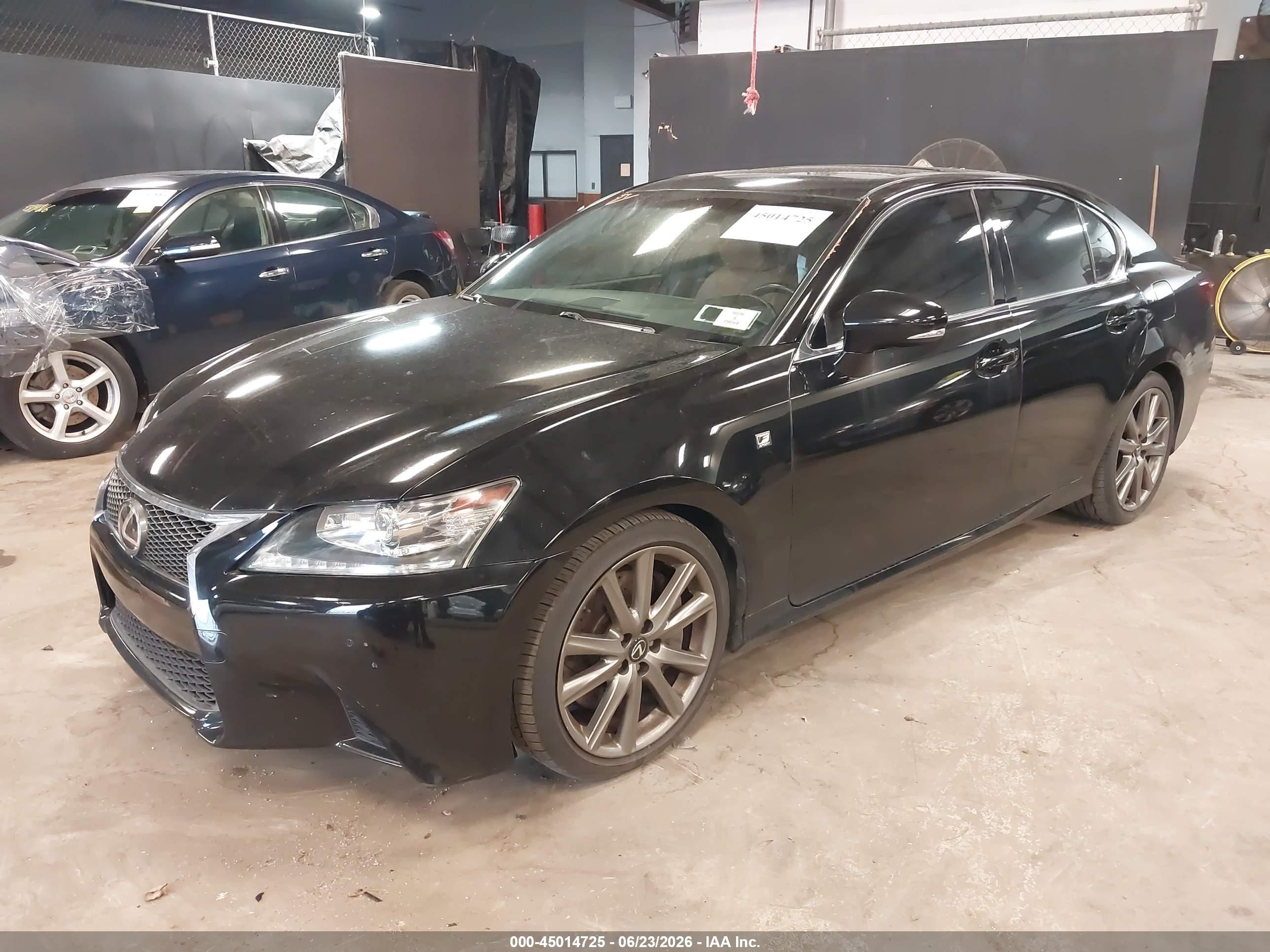 2014 Lexus Gs 350   Black vin: JTHBE1BL6E5033293
