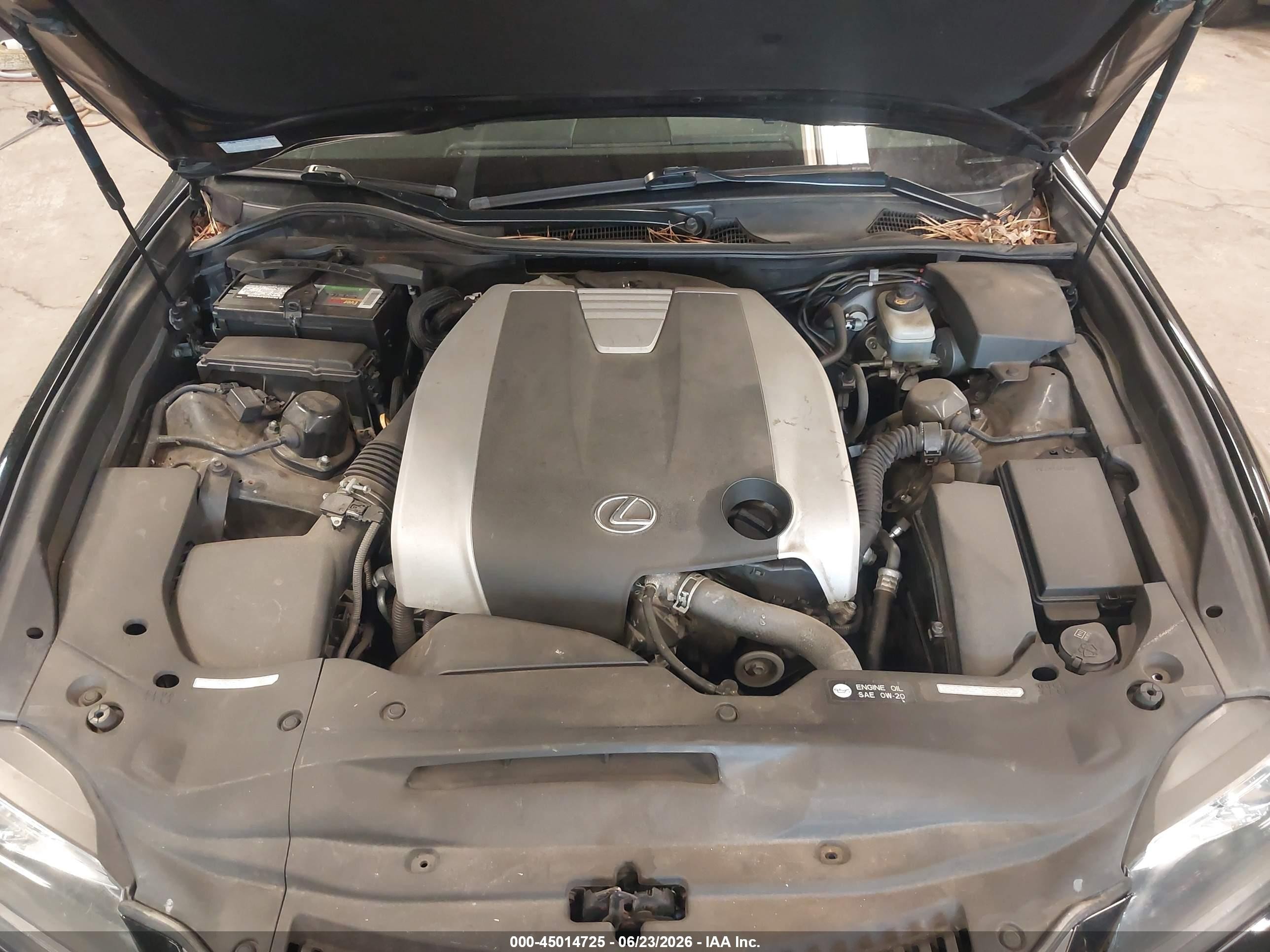 2014 Lexus Gs 350   Black vin: JTHBE1BL6E5033293