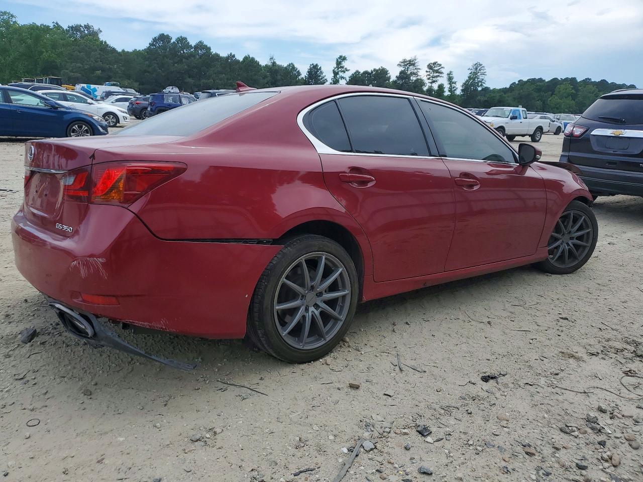 2014 Lexus Gs 350 Red vin: JTHBE1BL6E5039319