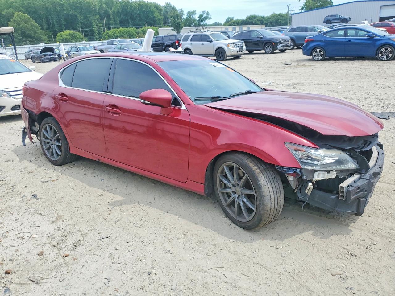 2014 Lexus Gs 350 Red vin: JTHBE1BL6E5039319