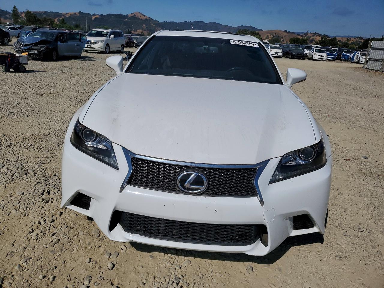 2015 Lexus Gs 350 Base White vin: JTHBE1BL6FA008001