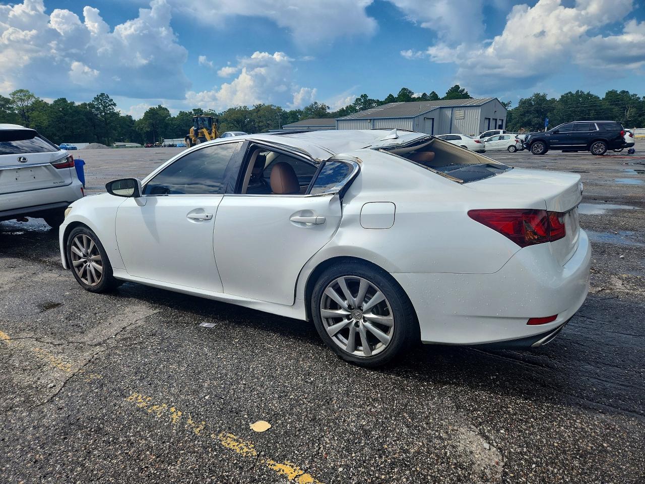 2013 Lexus Gs 350 White vin: JTHBE1BL7D5001788