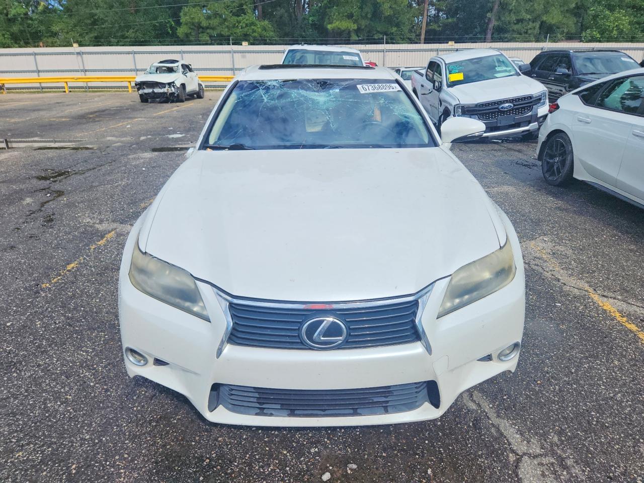 2013 Lexus Gs 350 White vin: JTHBE1BL7D5001788