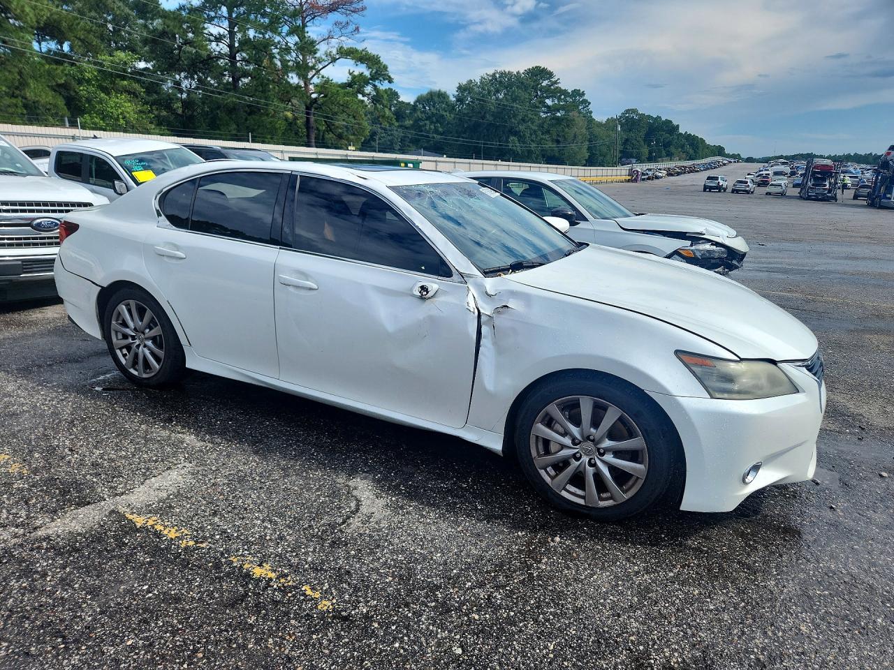 2013 Lexus Gs 350 White vin: JTHBE1BL7D5001788
