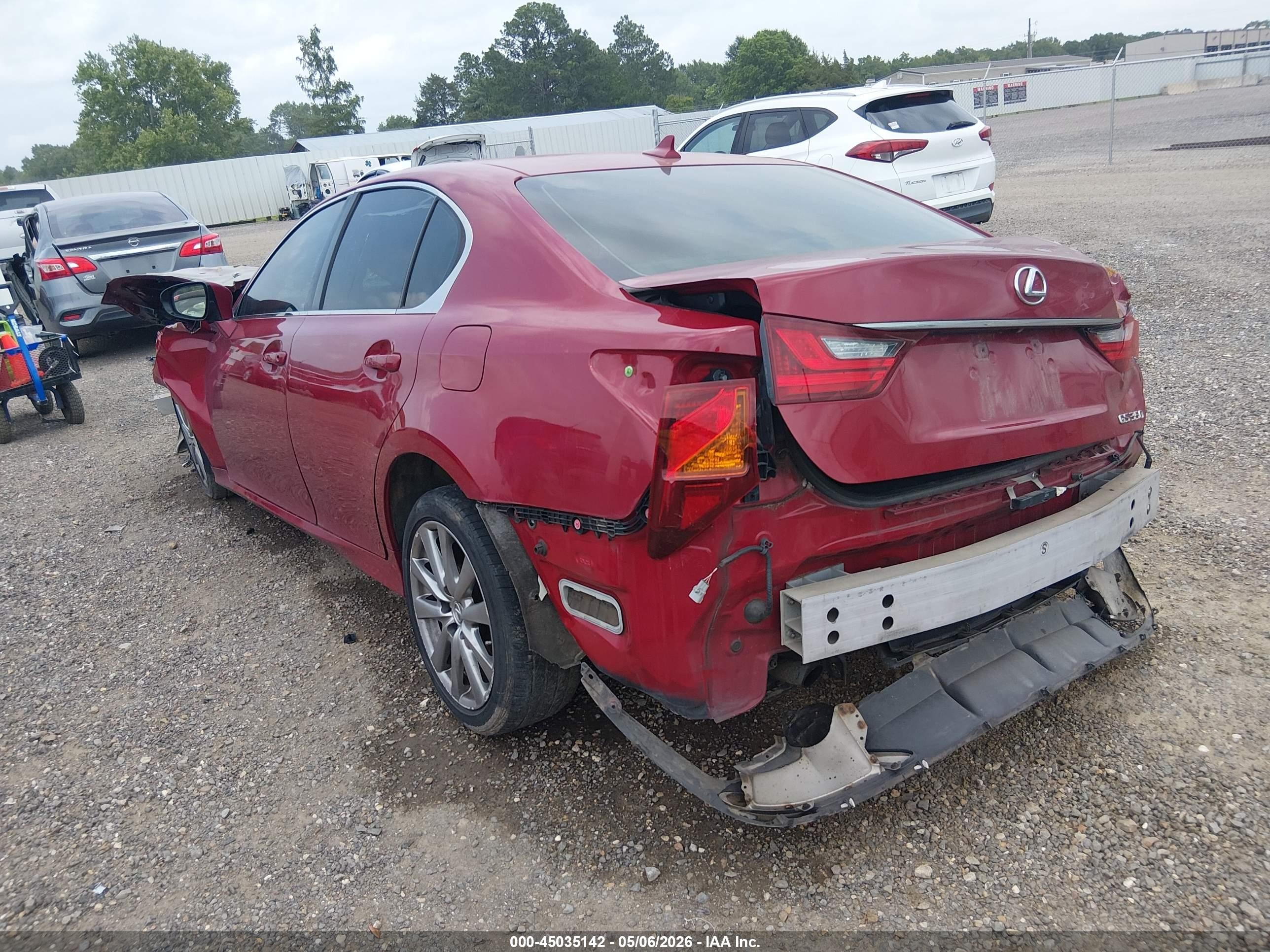2013 Lexus Gs 350   Red vin: JTHBE1BL7D5014511