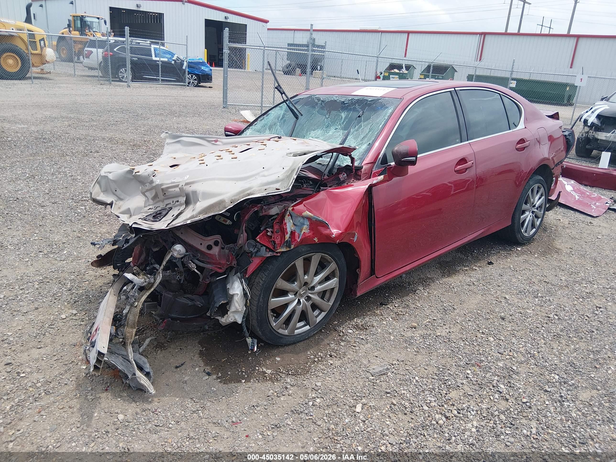 2013 Lexus Gs 350   Red vin: JTHBE1BL7D5014511