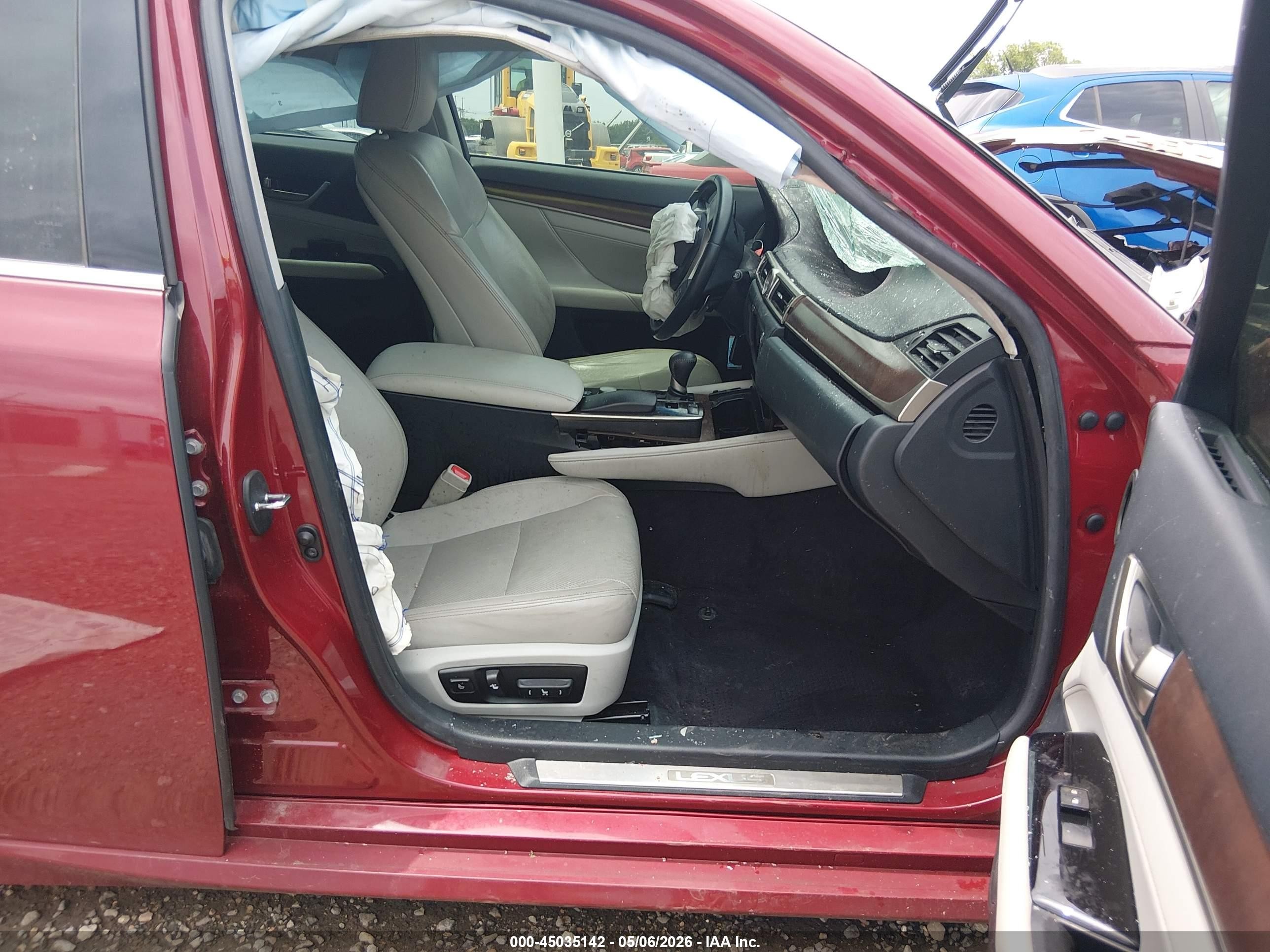 2013 Lexus Gs 350   Red vin: JTHBE1BL7D5014511