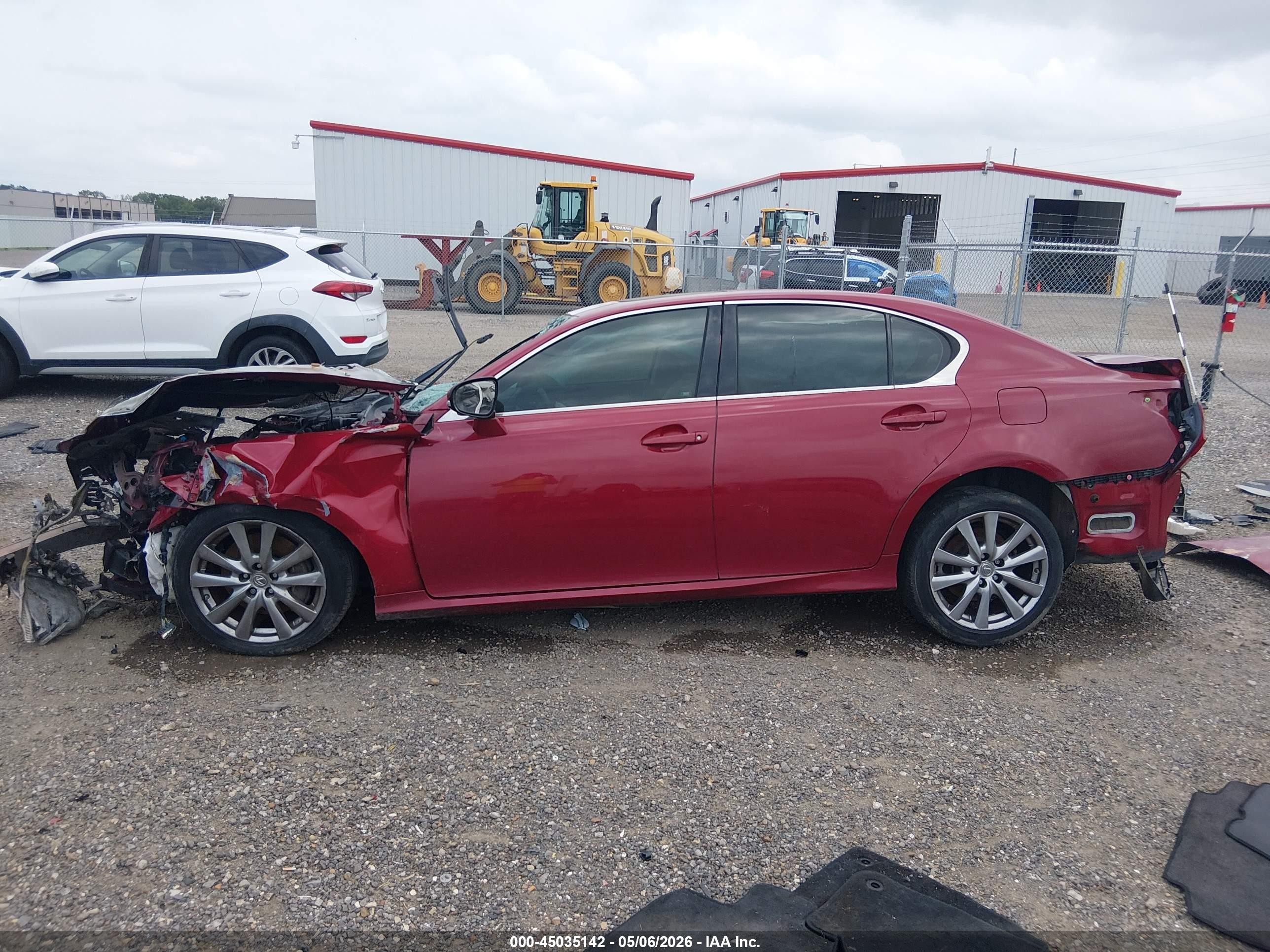 2013 Lexus Gs 350   Red vin: JTHBE1BL7D5014511