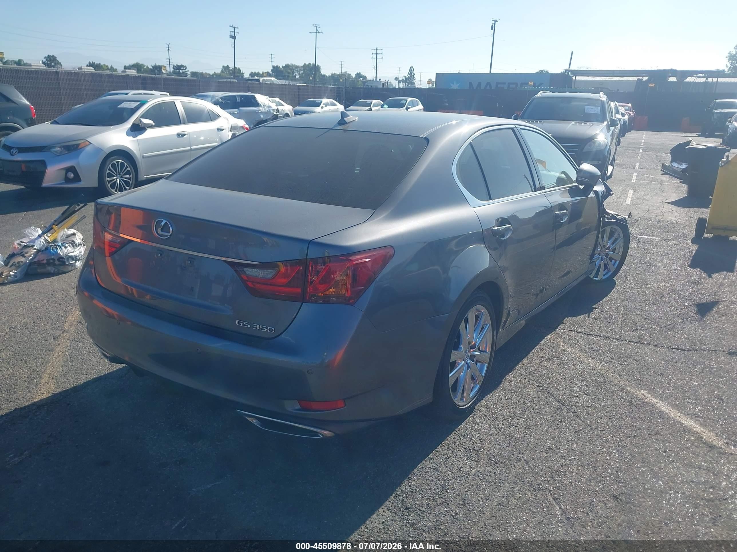 2013 Lexus Gs 350   Gray vin: JTHBE1BL7D5016226