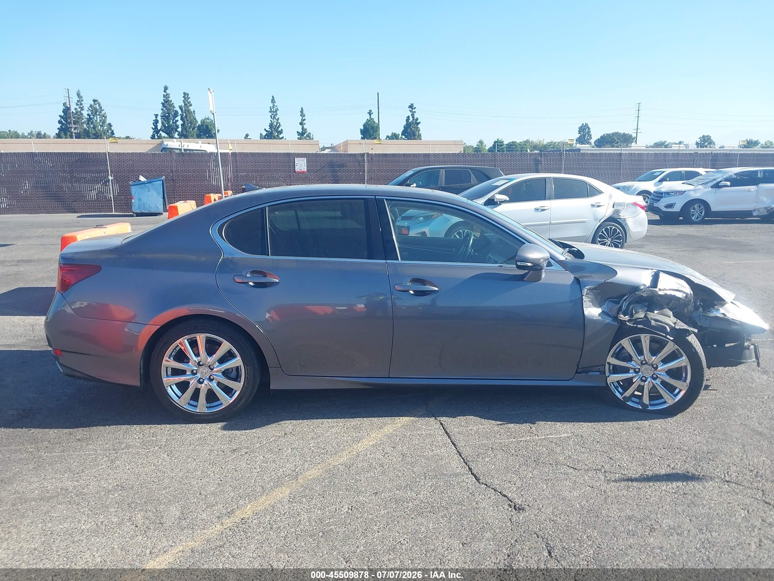 2013 Lexus Gs 350   Gray vin: JTHBE1BL7D5016226