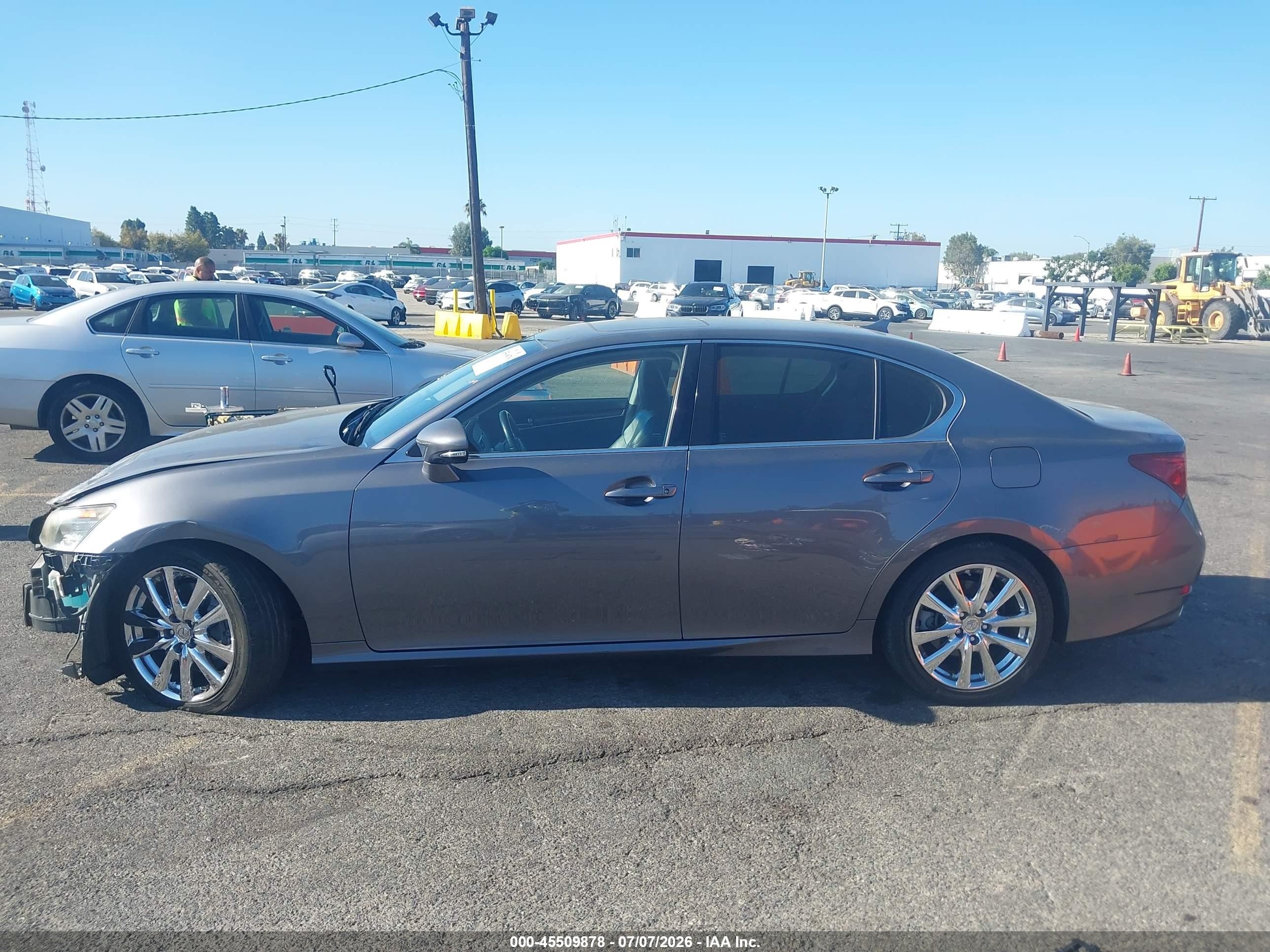 2013 Lexus Gs 350   Gray vin: JTHBE1BL7D5016226