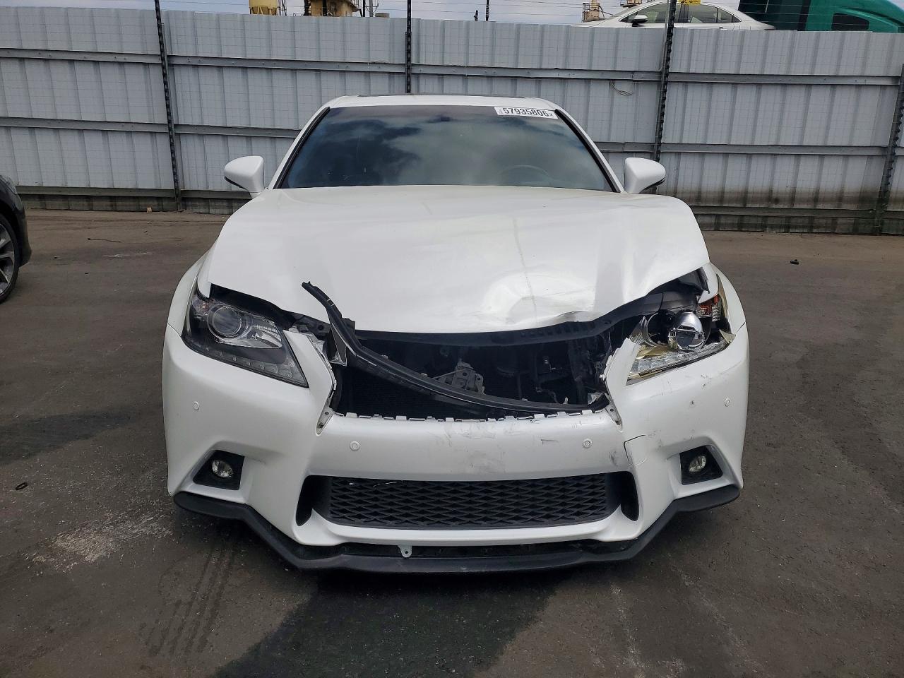 2013 Lexus Gs 350 White vin: JTHBE1BL7D5021944