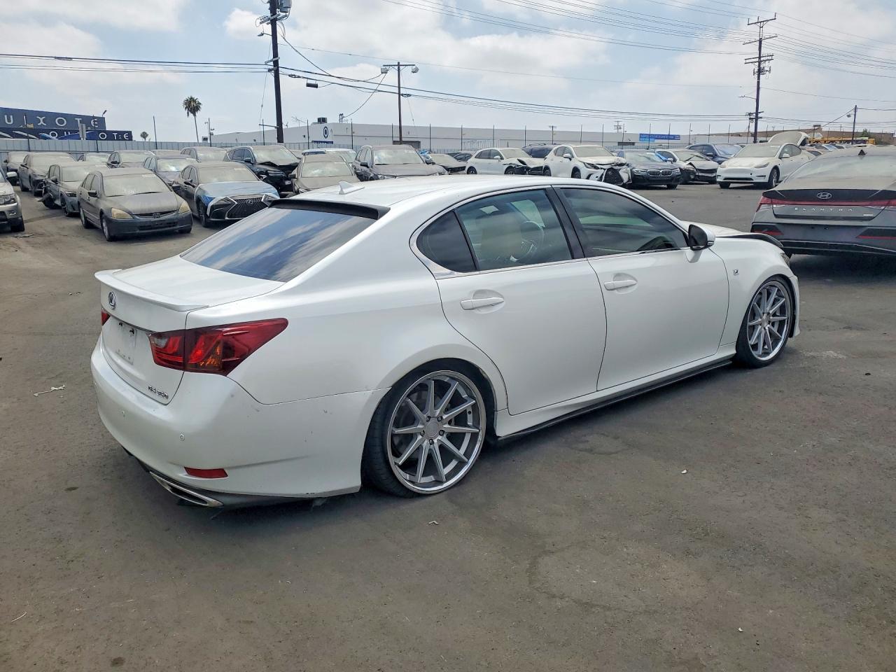 2013 Lexus Gs 350 White vin: JTHBE1BL7D5021944