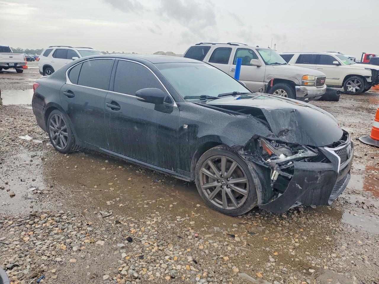2013 Lexus Gs 350 Black vin: JTHBE1BL7D5026593