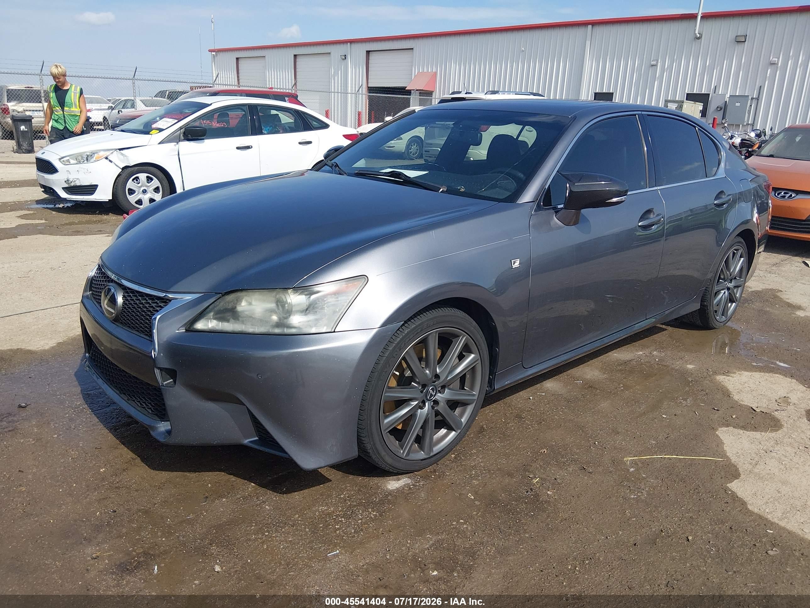2014 Lexus Gs 350 Gray vin: JTHBE1BL7E5031987