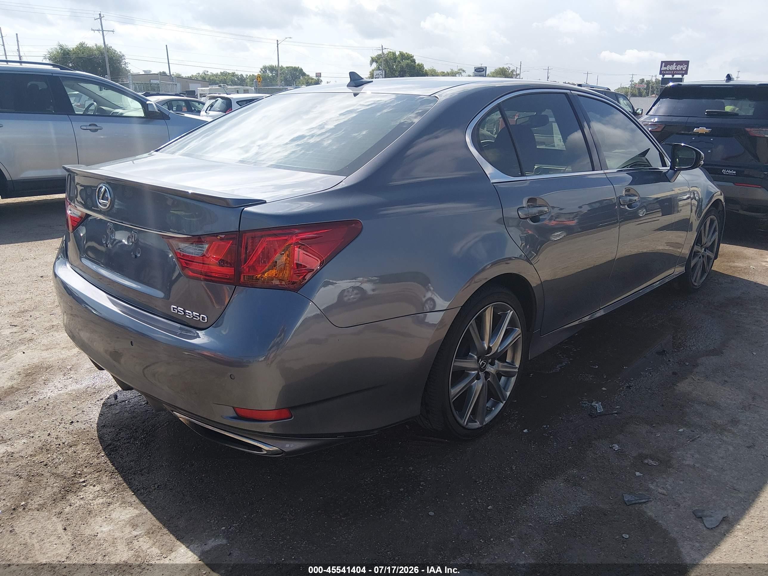 2014 Lexus Gs 350 Gray vin: JTHBE1BL7E5031987