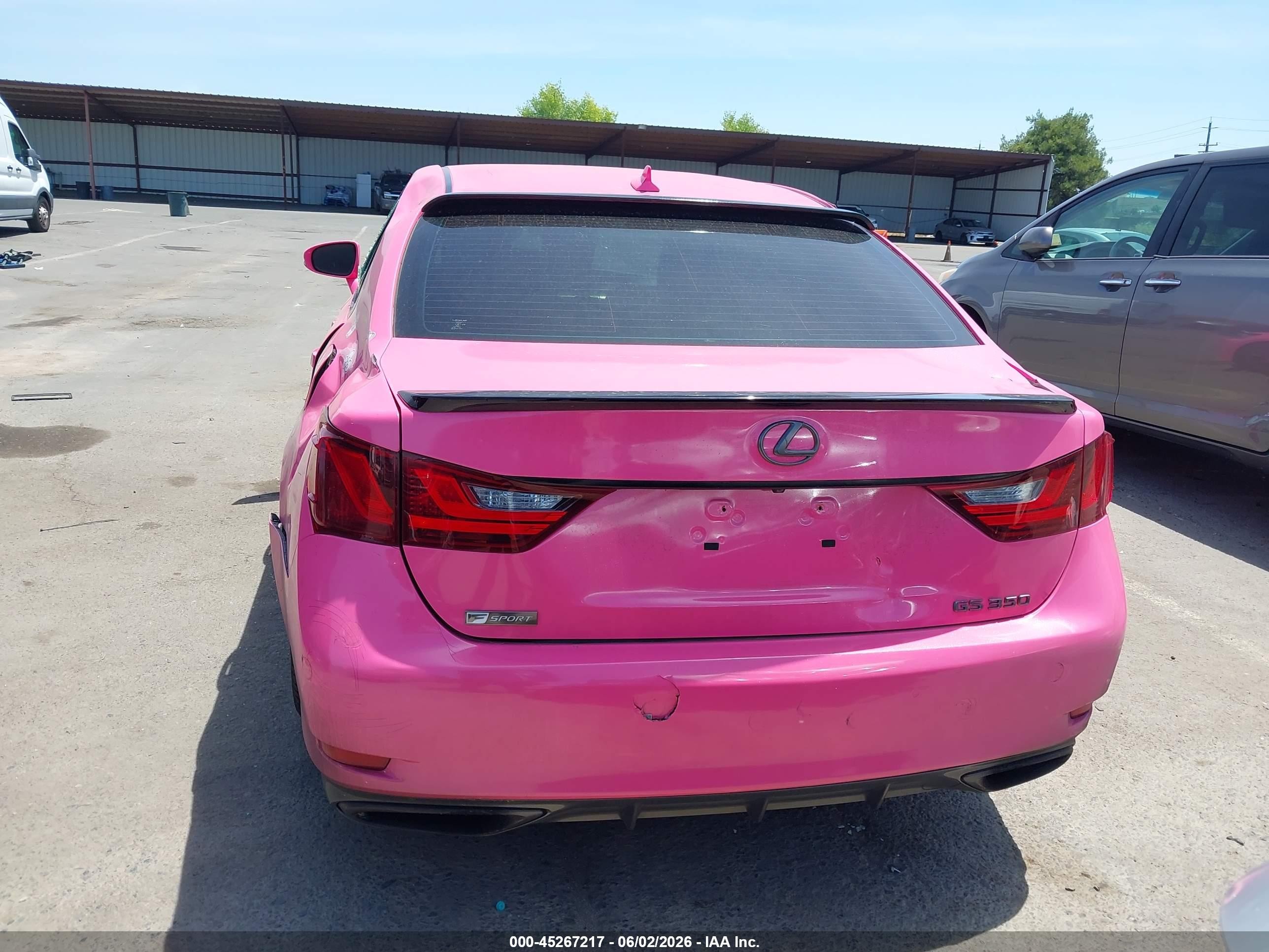 2014 Lexus Gs 350   Pink vin: JTHBE1BL7E5034453