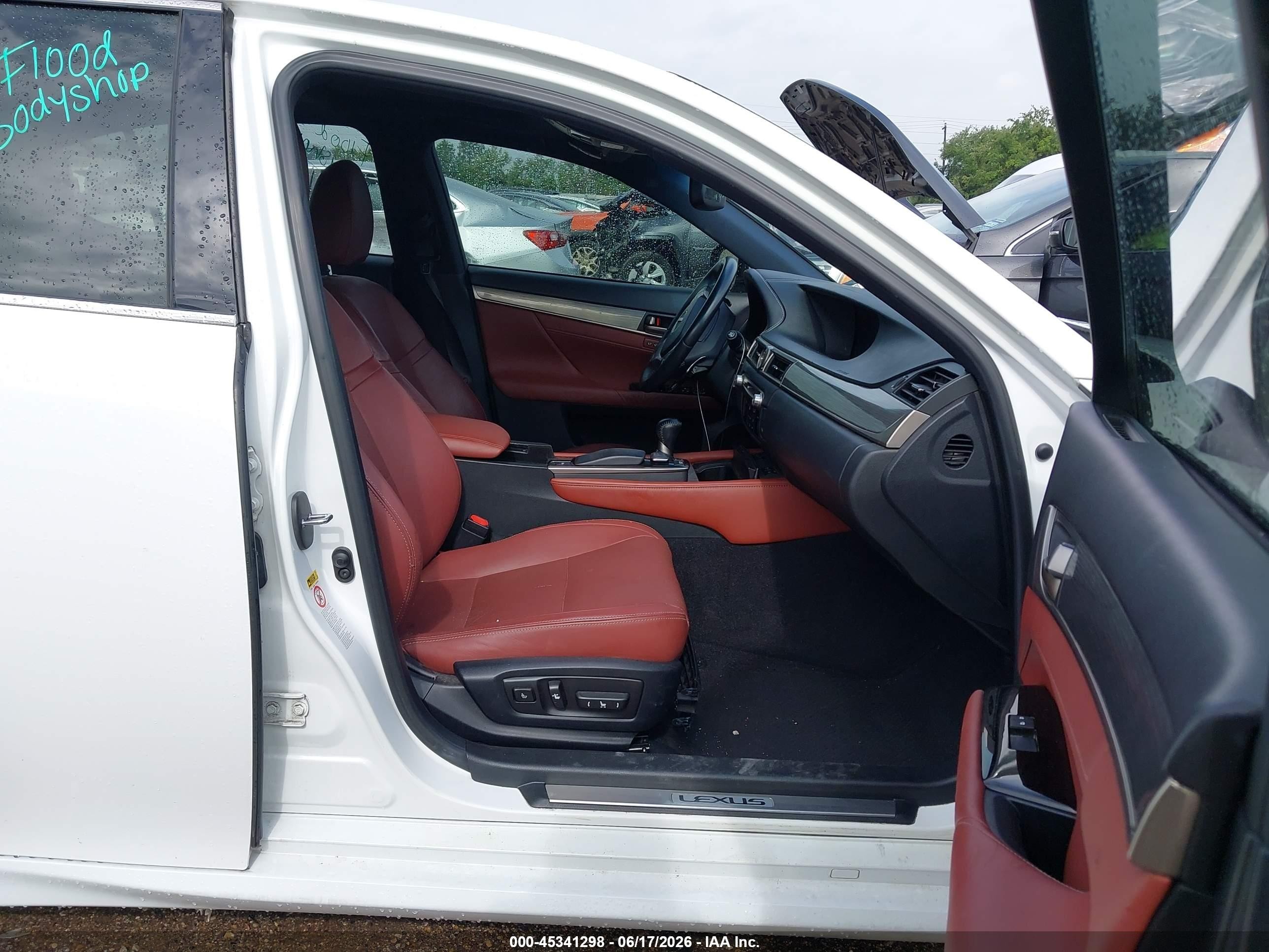 2014 Lexus Gs 350   White vin: JTHBE1BL7E5035506