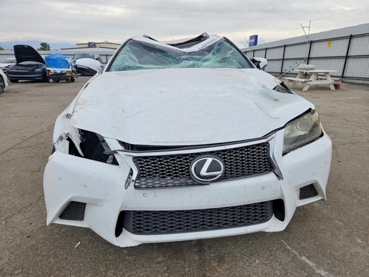 2014 Lexus Gs 350 White vin: JTHBE1BL7E5040950