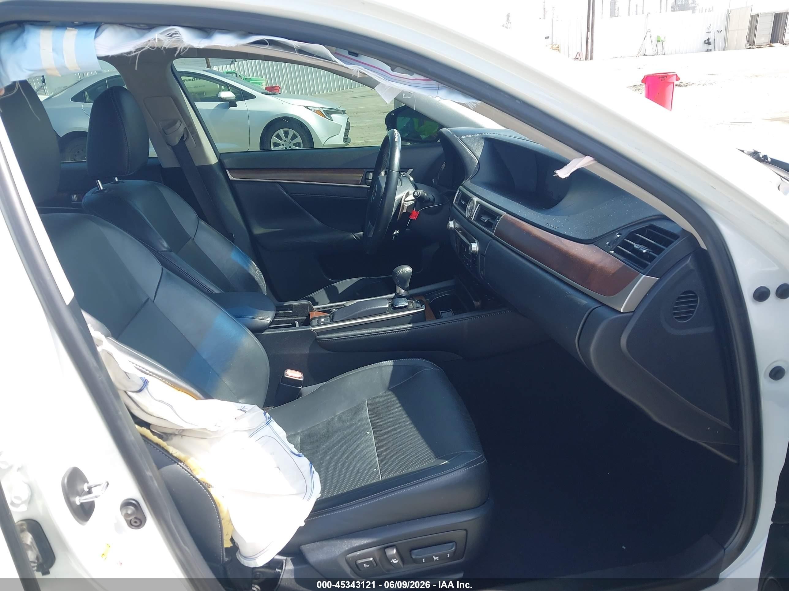 2014 Lexus Gs 350   White vin: JTHBE1BL7E5043976