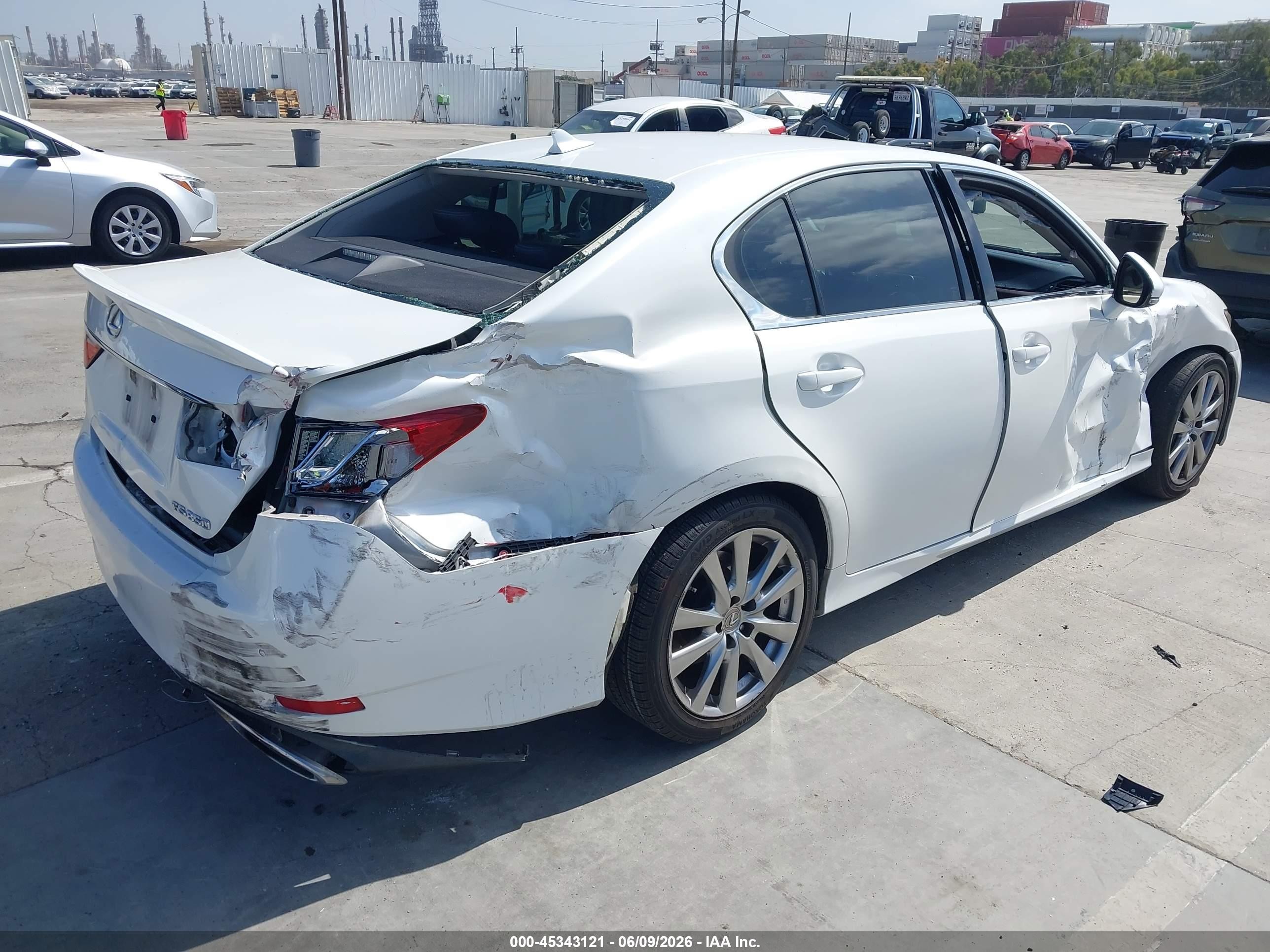 2014 Lexus Gs 350   White vin: JTHBE1BL7E5043976