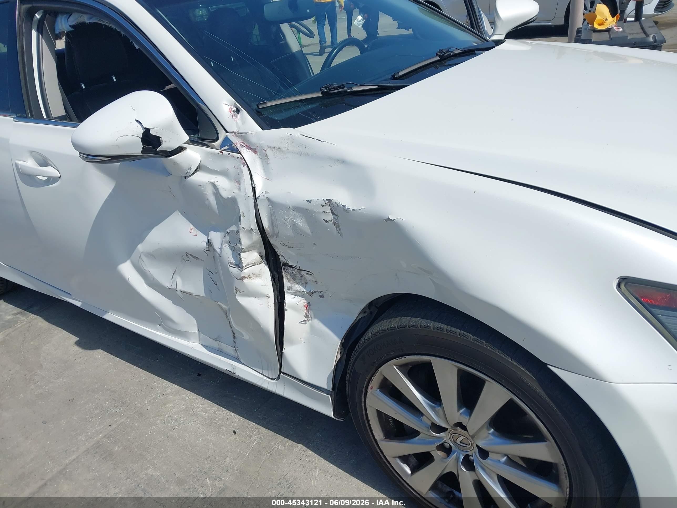 2014 Lexus Gs 350   White vin: JTHBE1BL7E5043976