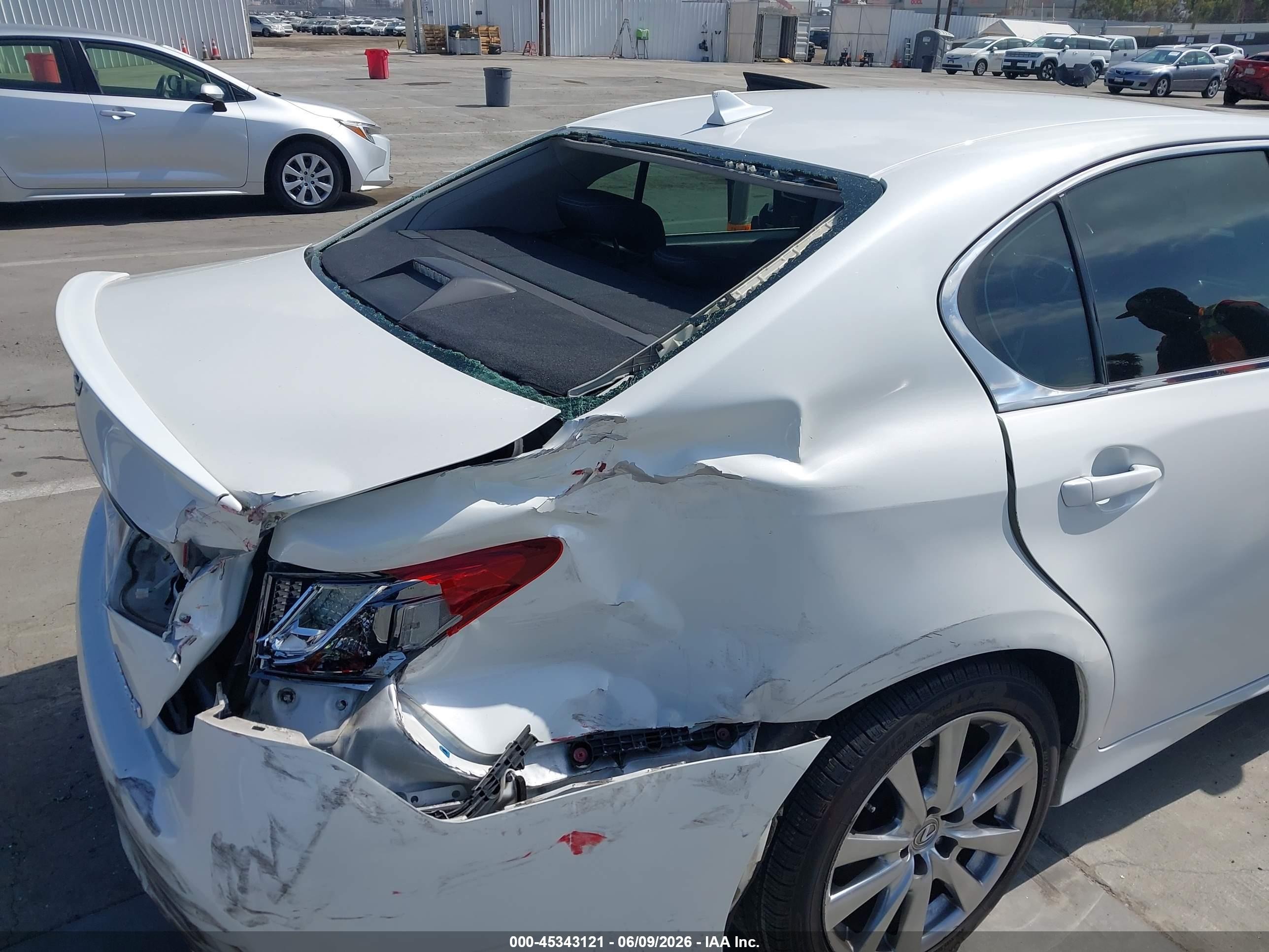 2014 Lexus Gs 350   White vin: JTHBE1BL7E5043976