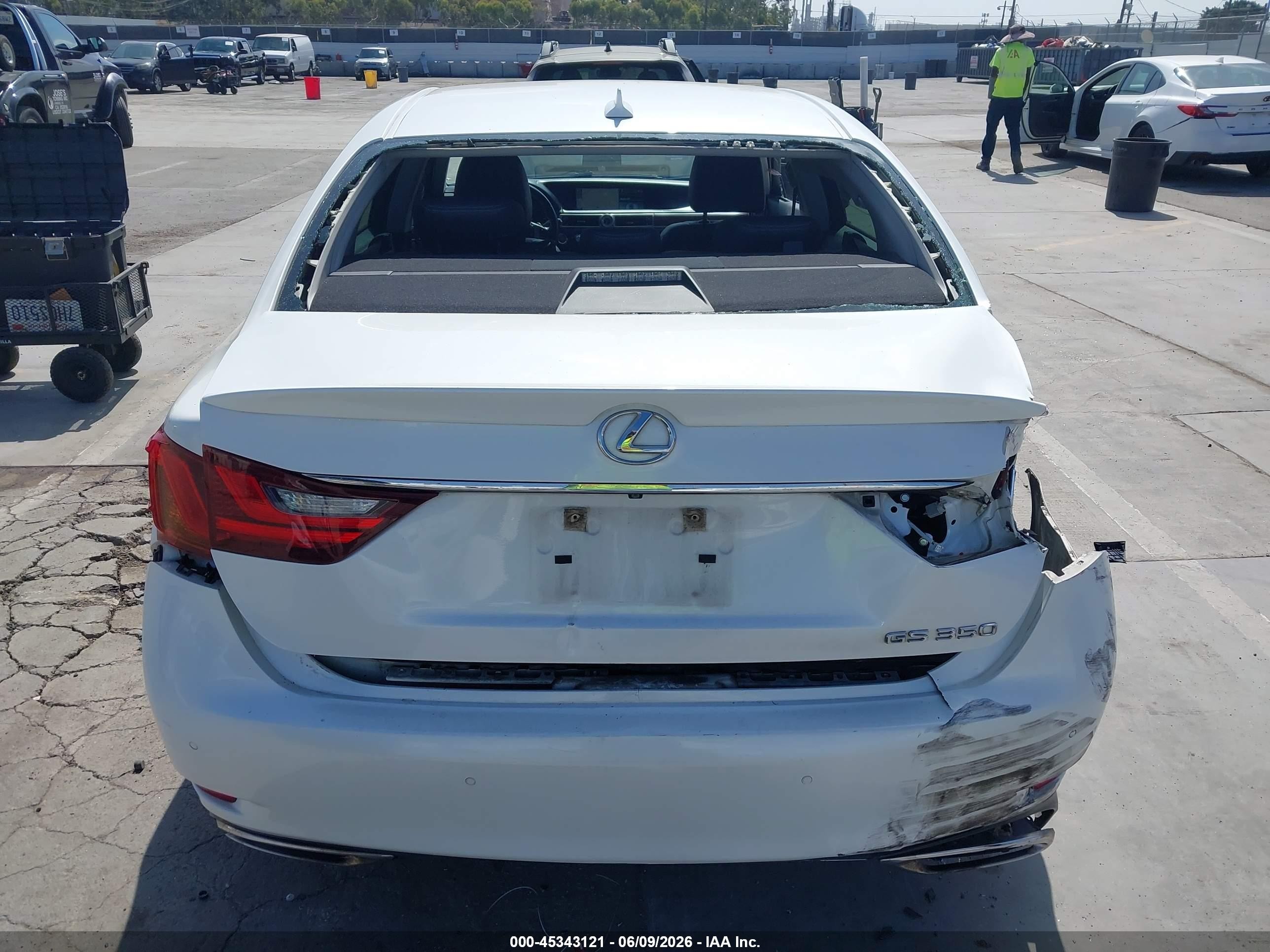 2014 Lexus Gs 350   White vin: JTHBE1BL7E5043976