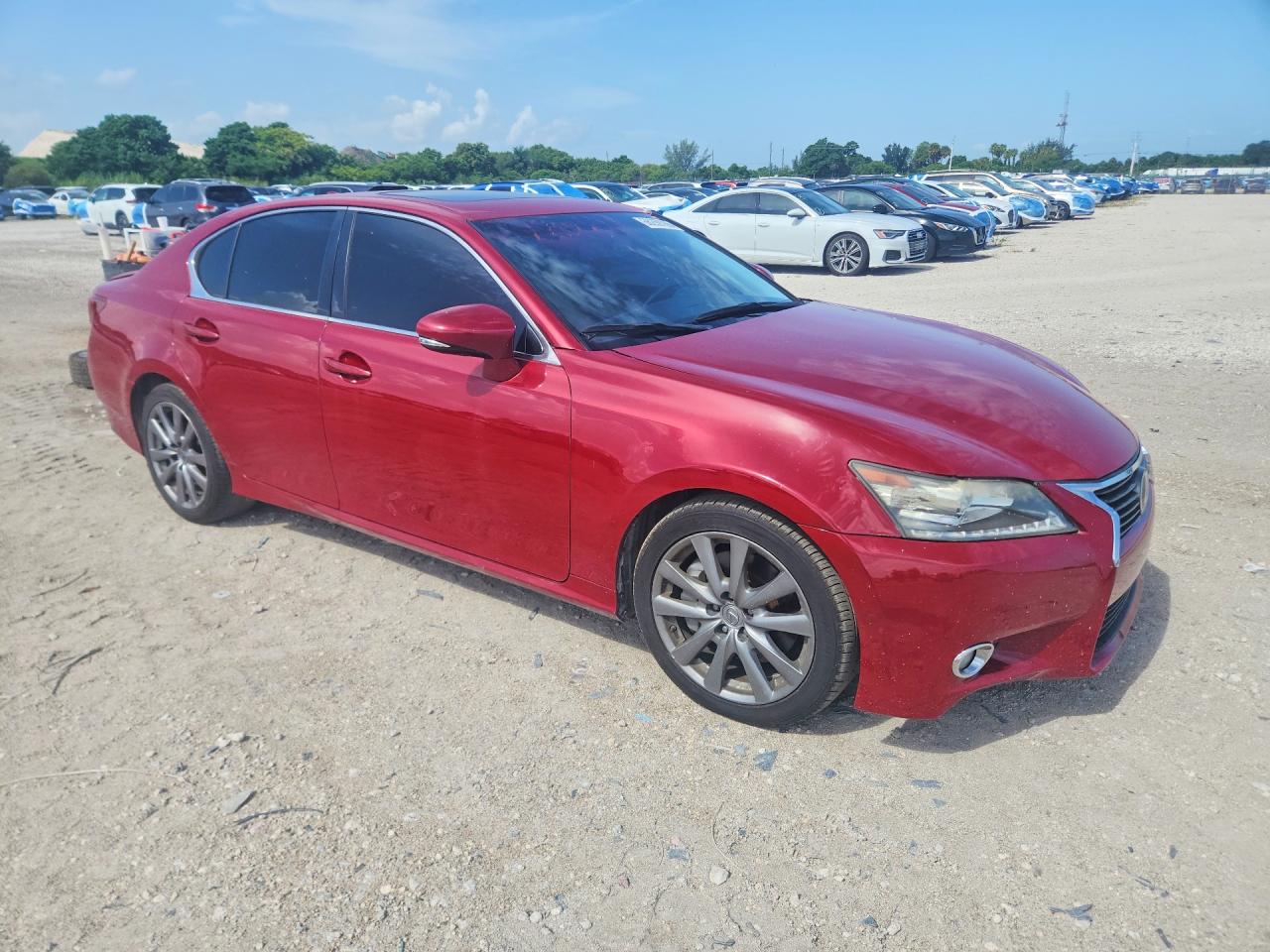 2015 Lexus Gs 350 Красный vin: JTHBE1BL7FA004152