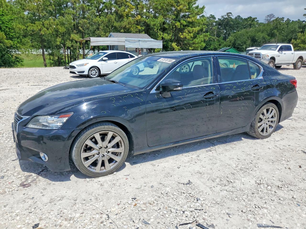 2015 Lexus Gs 350 Black vin: JTHBE1BL7FA012901