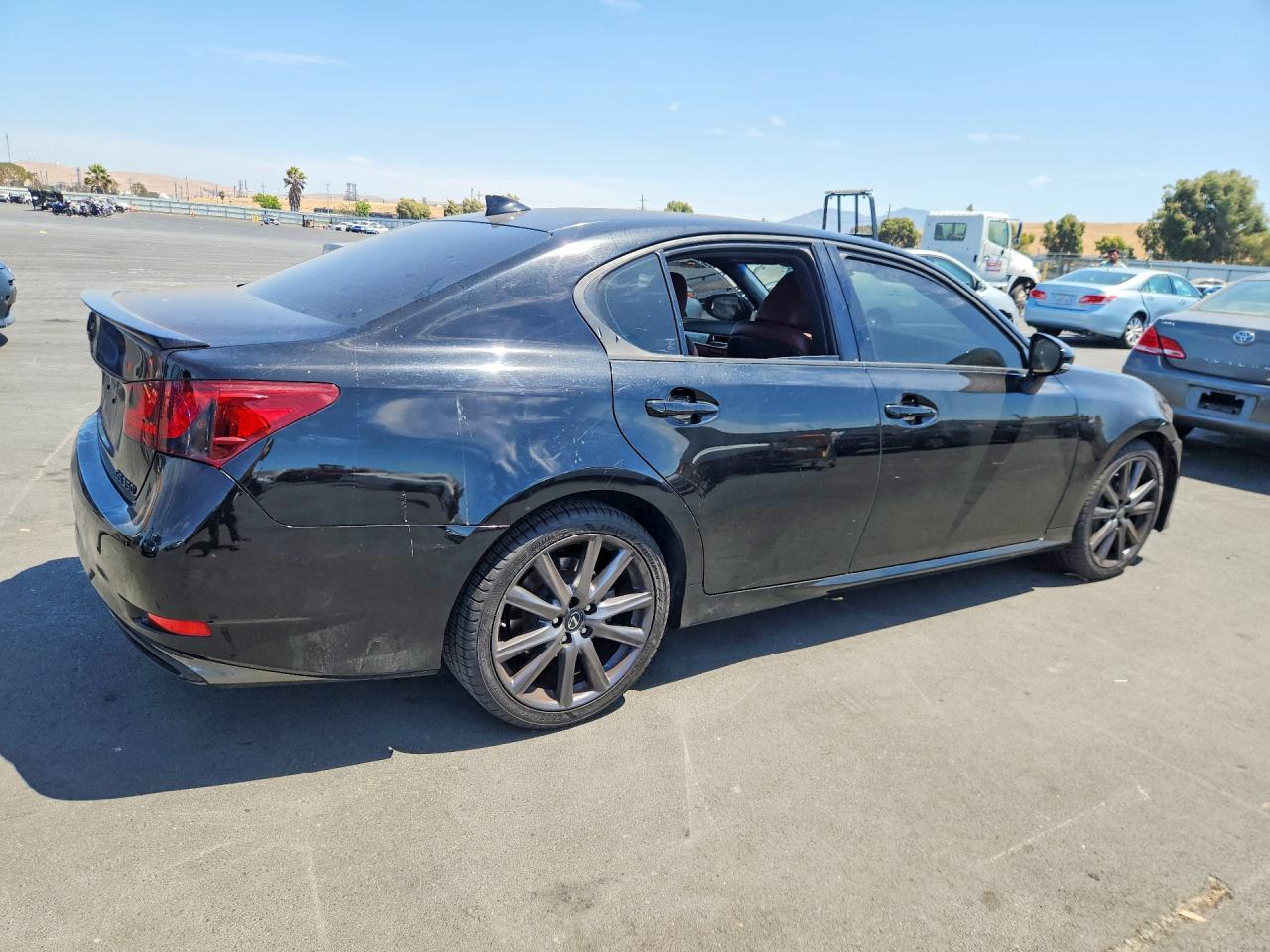 2015 Lexus Gs 350 Black vin: JTHBE1BL7FA013045