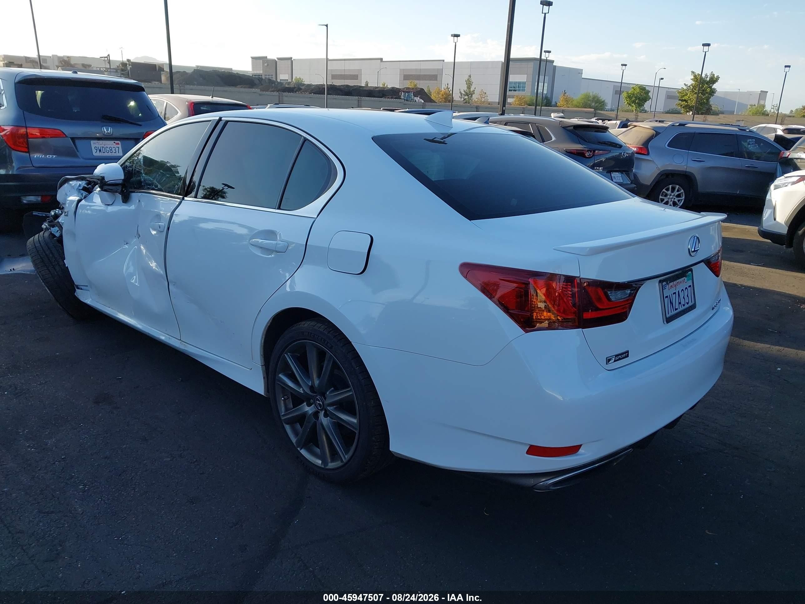 2015 Lexus Gs 350 Белый vin: JTHBE1BL7FA014339