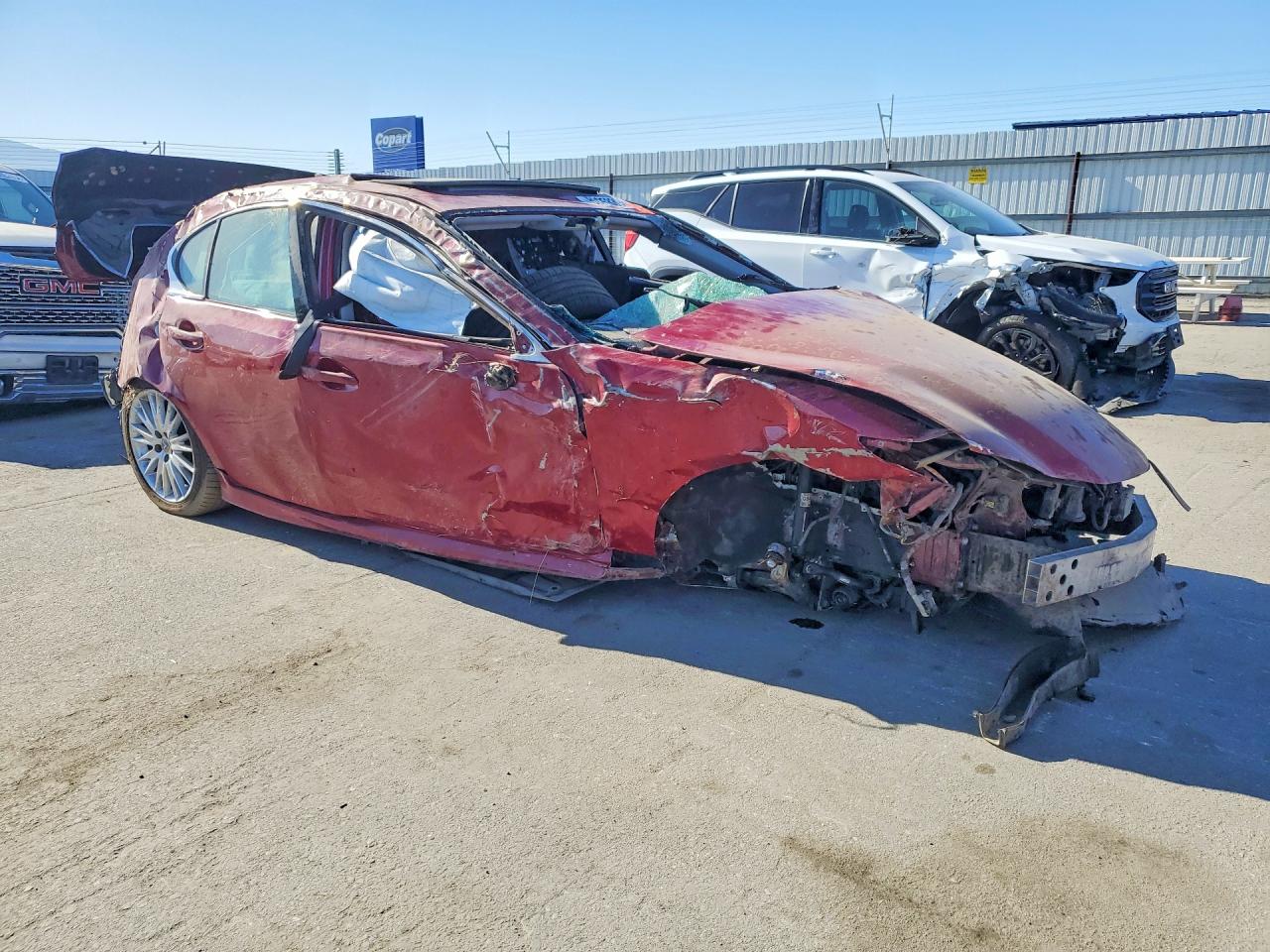 2013 Lexus Gs 350 Red vin: JTHBE1BL8D5000603