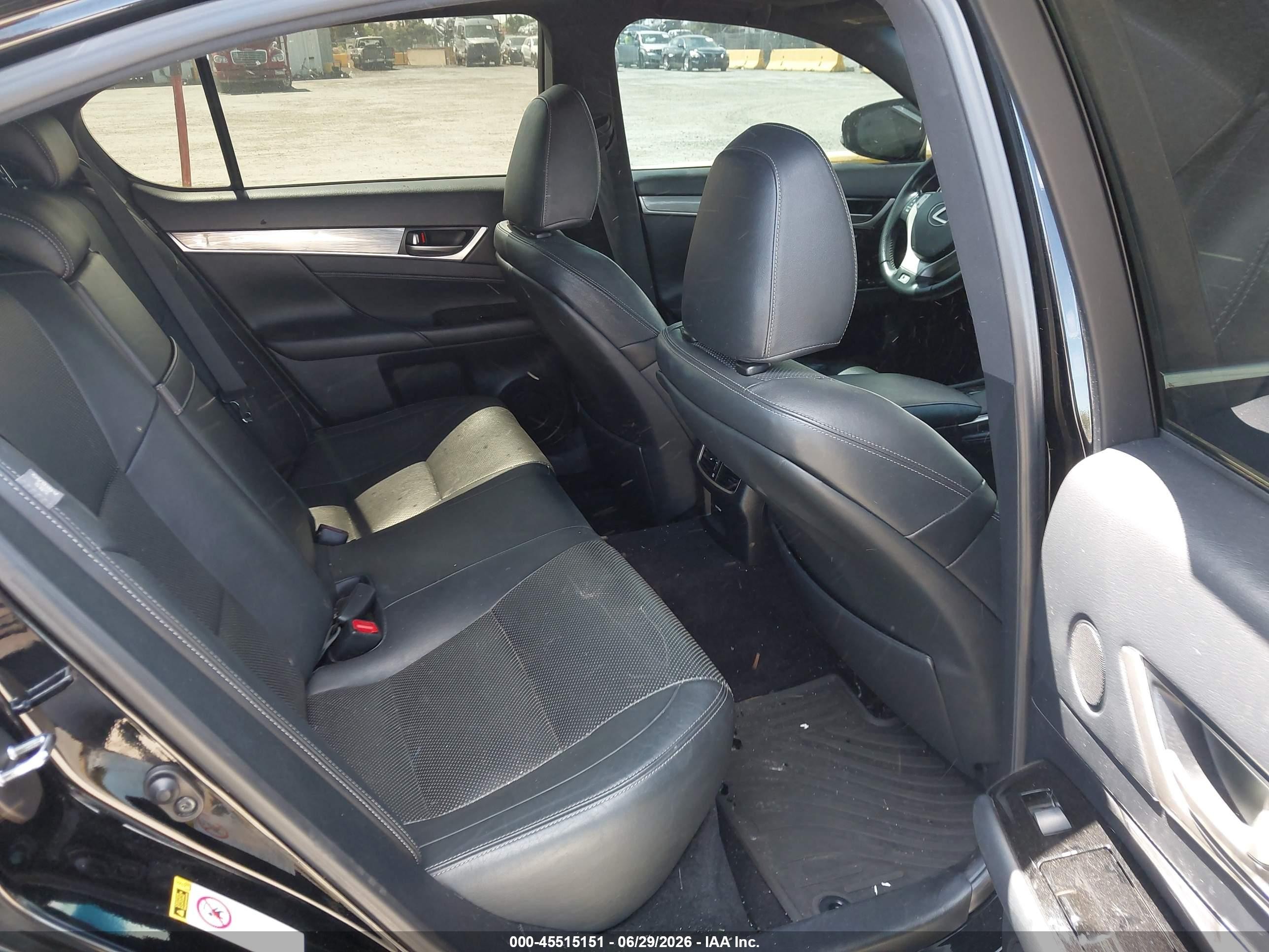 2013 Lexus Gs 350   Black vin: JTHBE1BL8D5015151