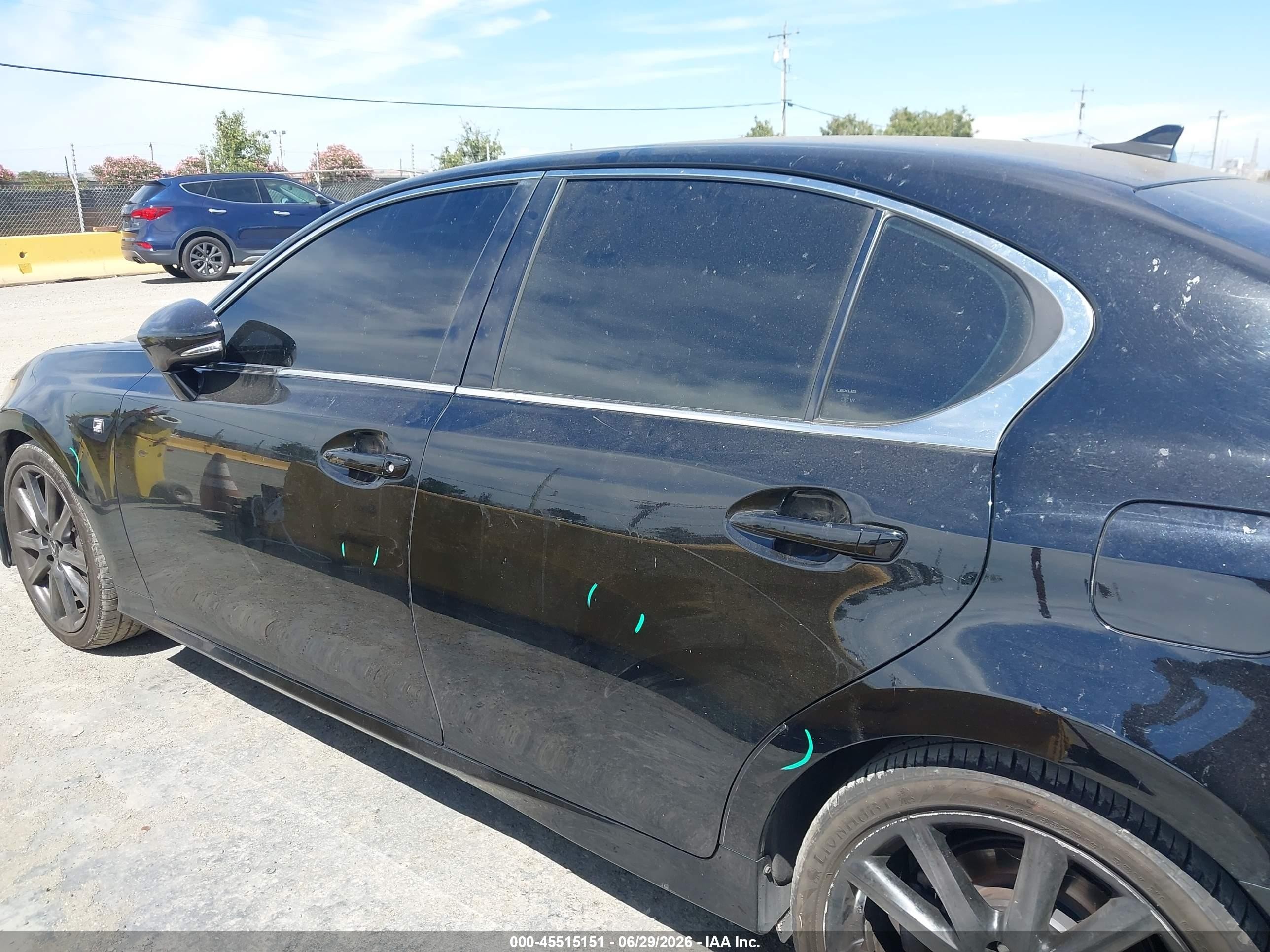 2013 Lexus Gs 350   Black vin: JTHBE1BL8D5015151