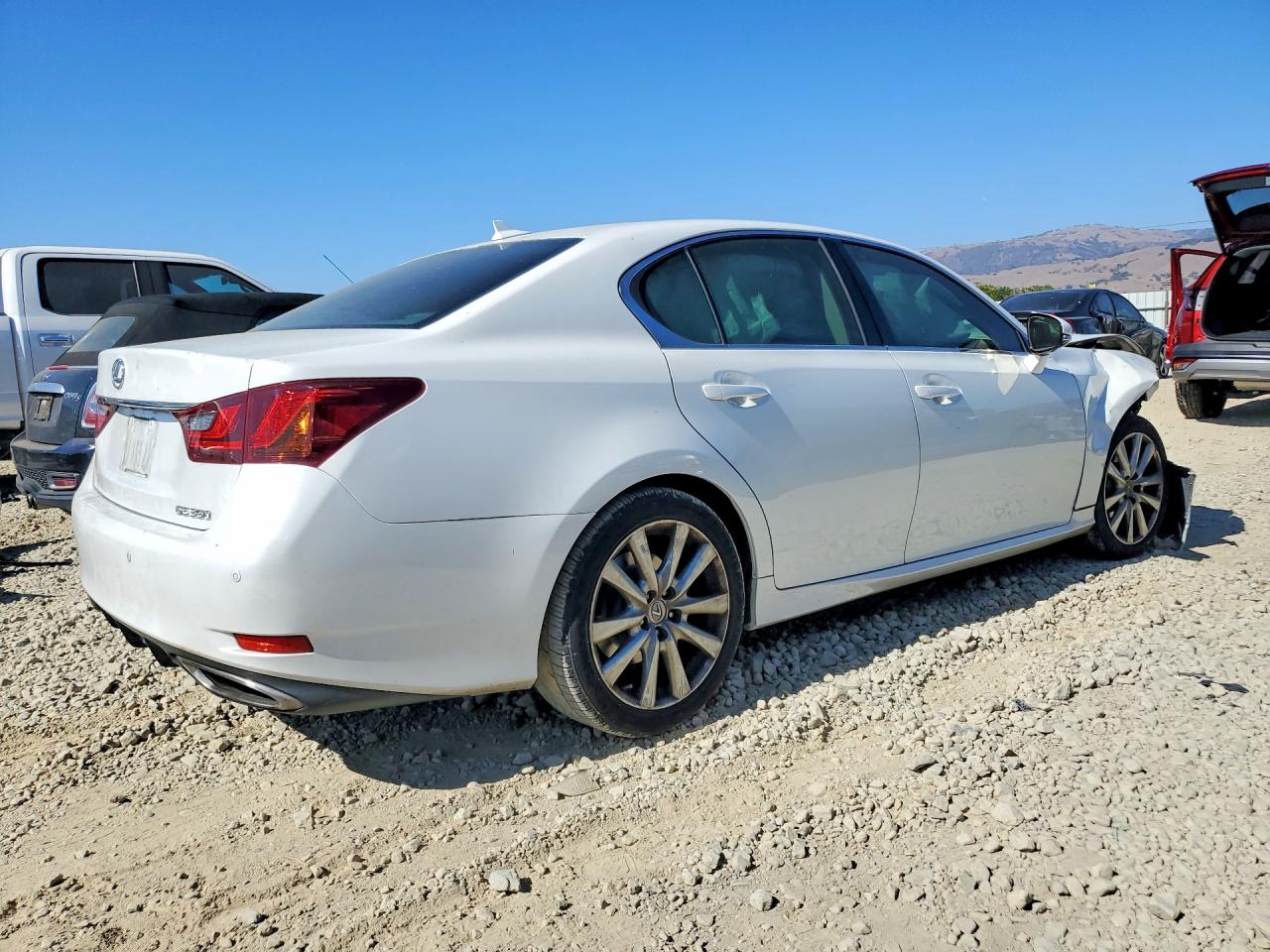 2013 Lexus Gs 350 White vin: JTHBE1BL8D5022424