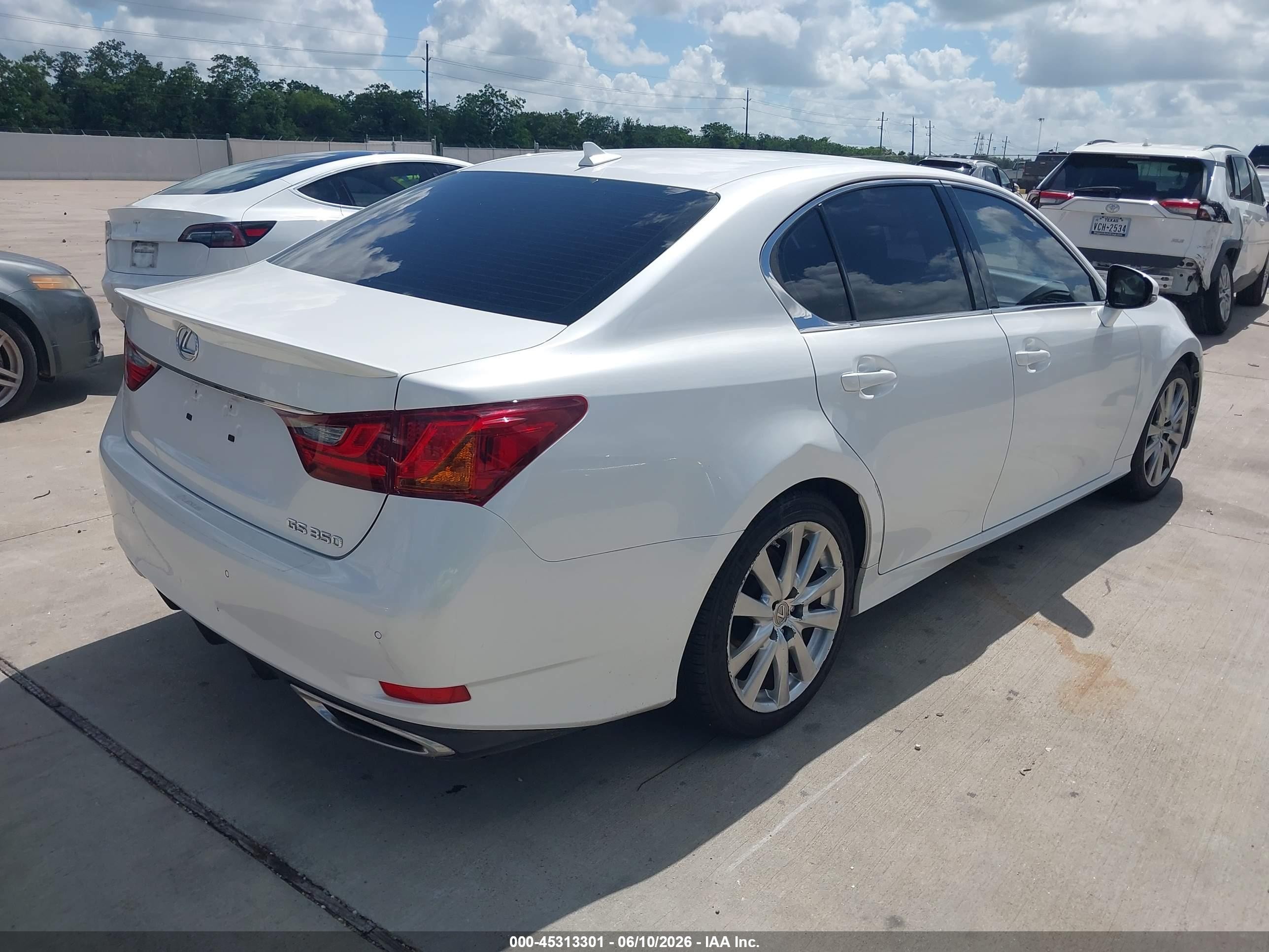 2014 Lexus Gs 350   White vin: JTHBE1BL8E5031366