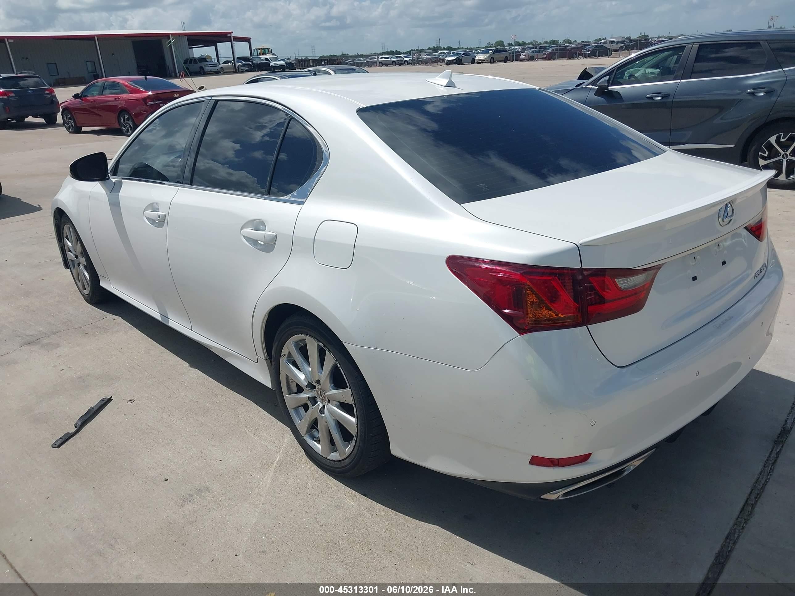 2014 Lexus Gs 350   White vin: JTHBE1BL8E5031366